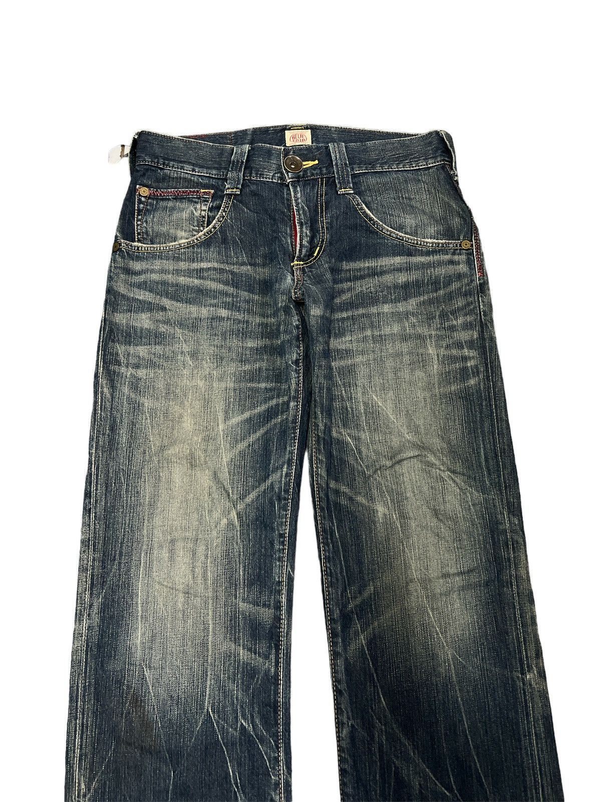 Japanese Brand × Vintage SICK🔥EDWIN DISTRESSED DENIM PANT Size US 30 / EU 46 - 2 Thumbnail