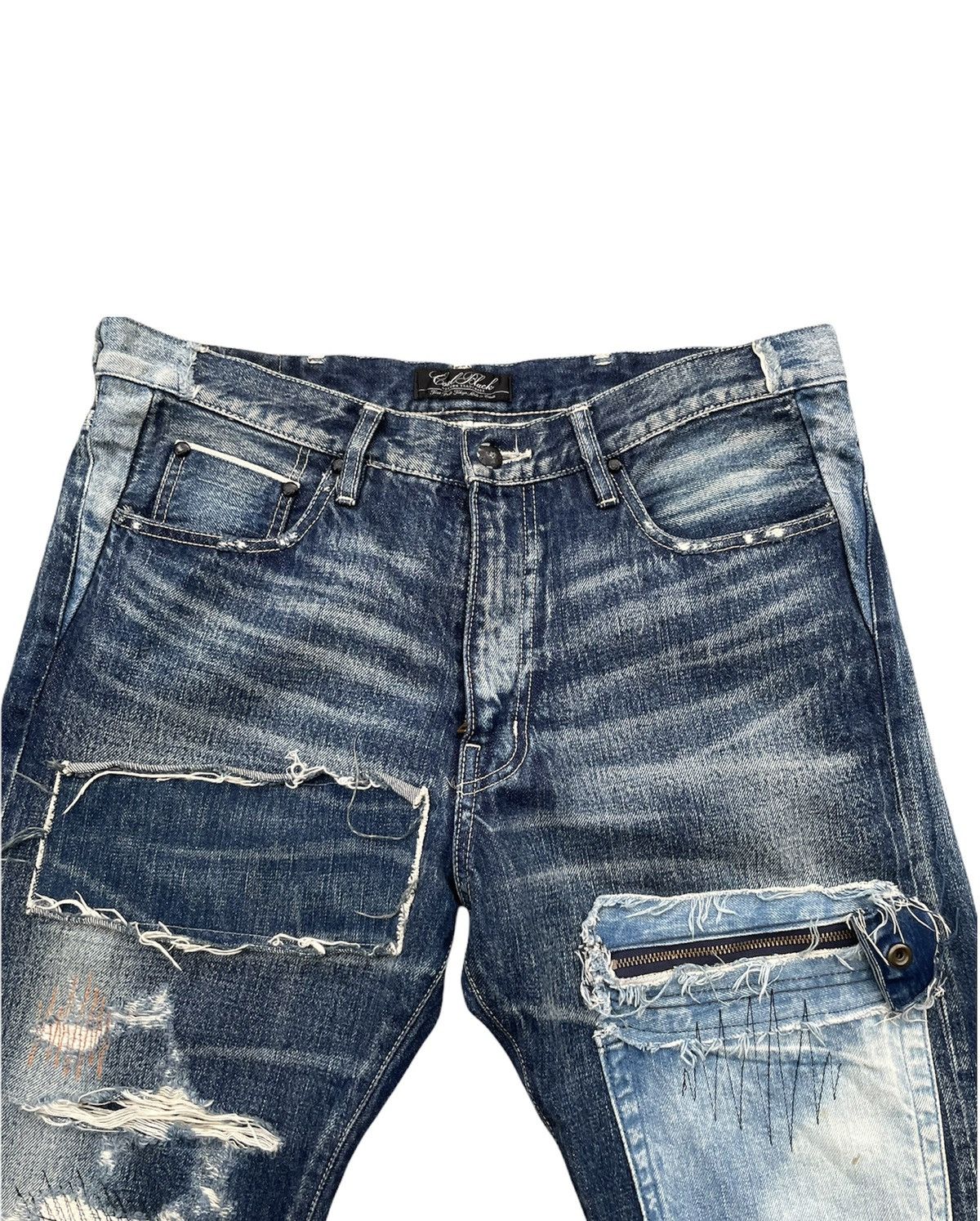 Coal Coal Black Selvedge Custom Denim Size US 35 - 13 Thumbnail