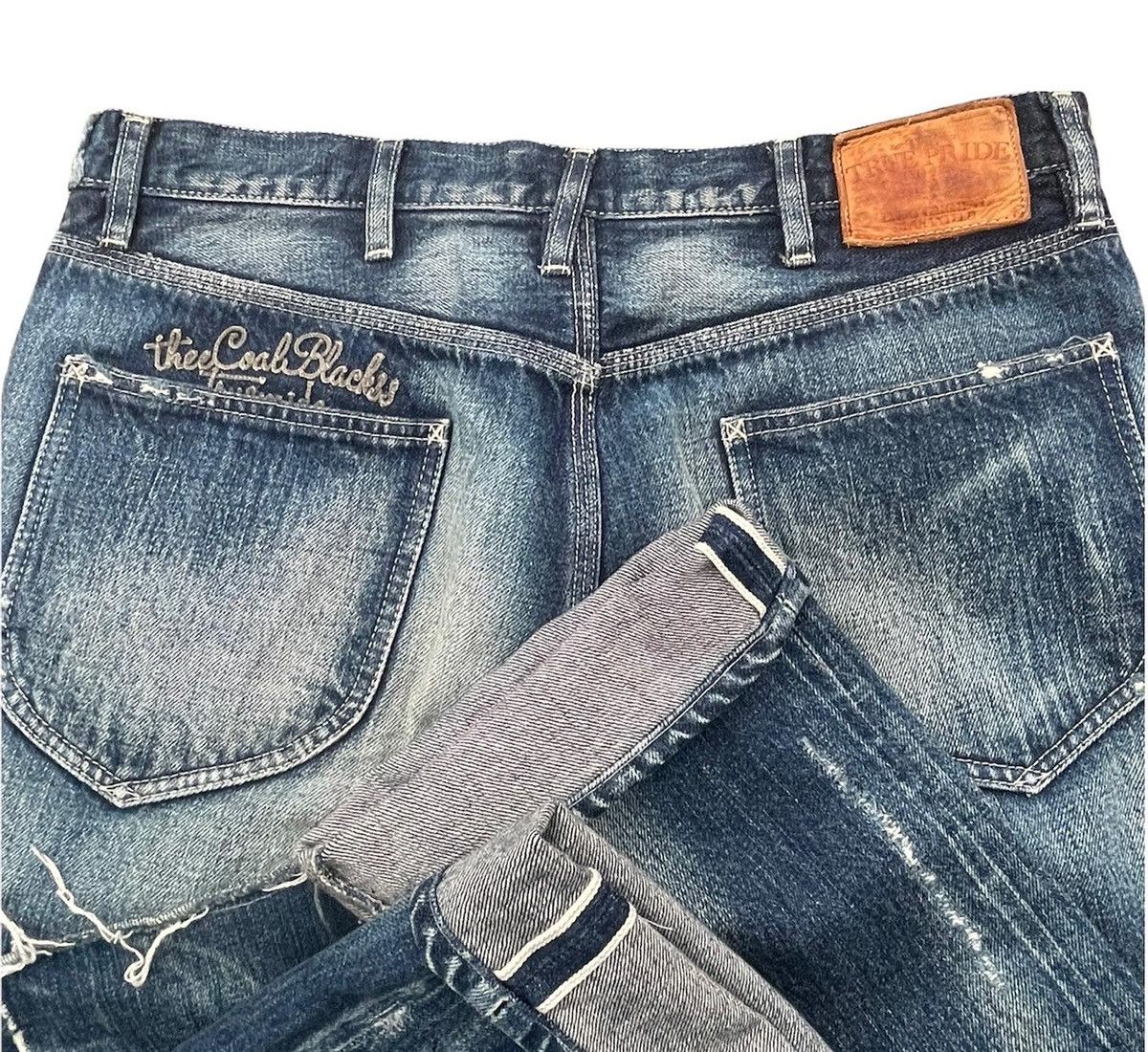 Coal Coal Black Selvedge Custom Denim Size US 35 - 7 Thumbnail