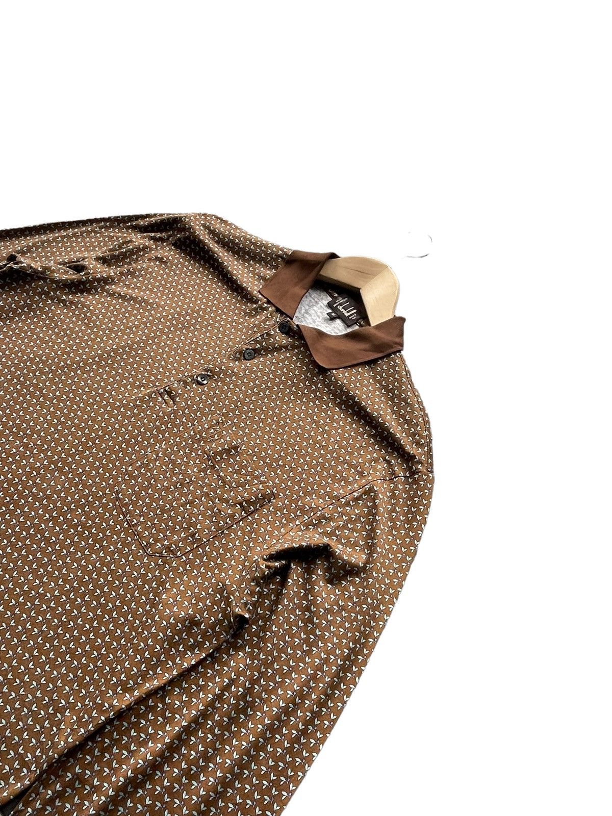 Alfred Dunhill Dunhill Long Sleave Polo Tshirt Size US M / EU 48-50 / 2 - 2 Thumbnail