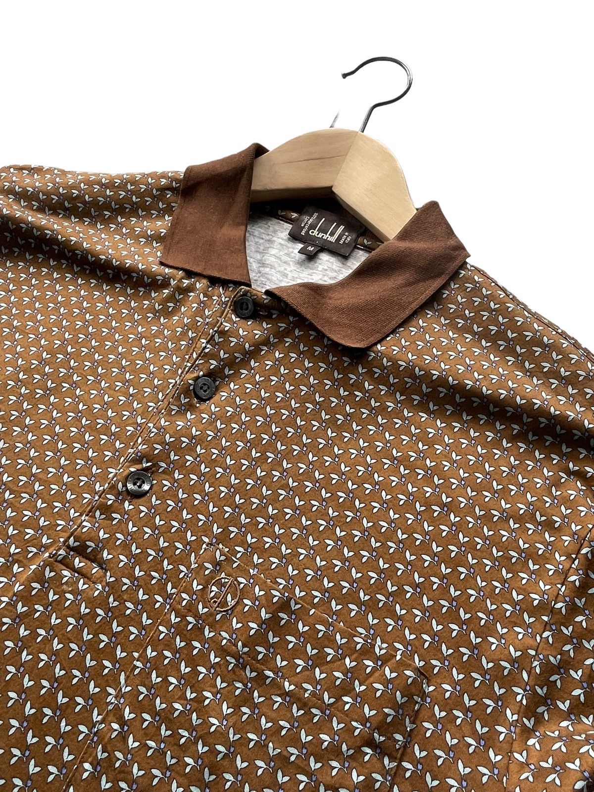 Alfred Dunhill Dunhill Long Sleave Polo Tshirt Size US M / EU 48-50 / 2 - 4 Thumbnail
