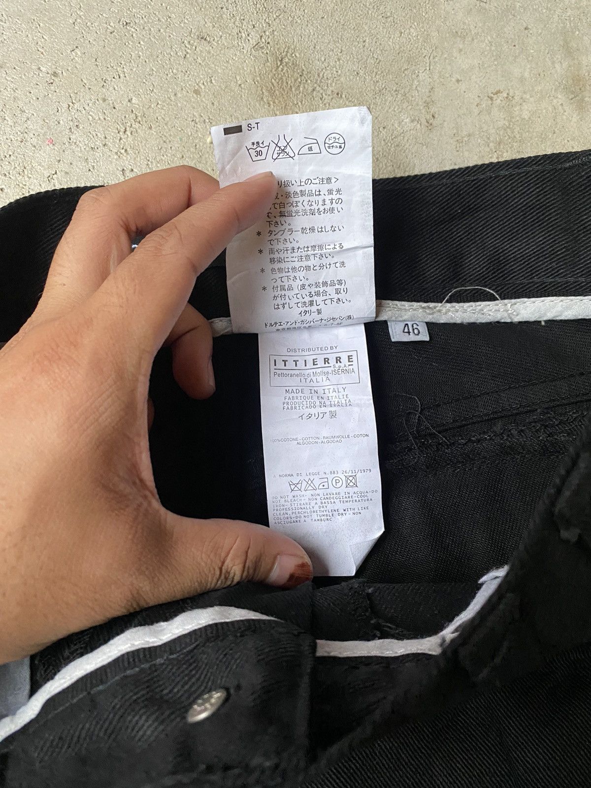 Dolce & Gabbana 💸BINDINGOFFER💸Dolce&Gabbana Black Denim Double Pocket Pants Size US 30 / EU 46 - 7 Thumbnail
