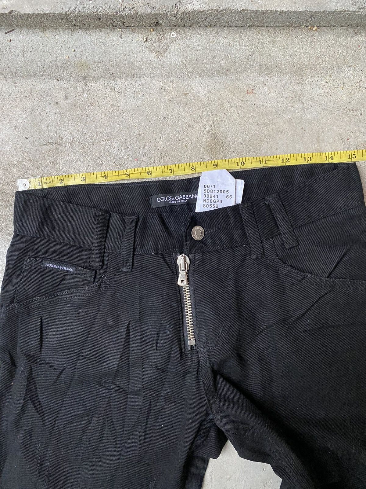 Dolce & Gabbana 💸BINDINGOFFER💸Dolce&Gabbana Black Denim Double Pocket Pants Size US 30 / EU 46 - 9 Thumbnail