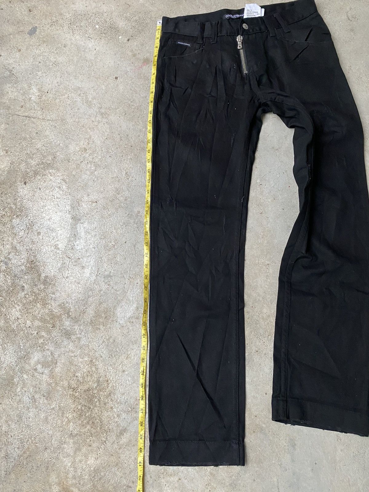 Dolce & Gabbana 💸BINDINGOFFER💸Dolce&Gabbana Black Denim Double Pocket Pants Size US 30 / EU 46 - 13 Thumbnail