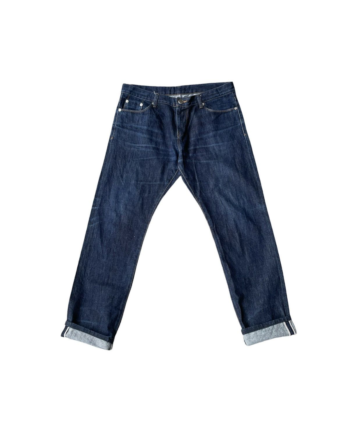 image of Eight x X Le Grande Bleu L G B Eight Seconds Redline Selvedge Denim in Blue, Men's (Size 36)