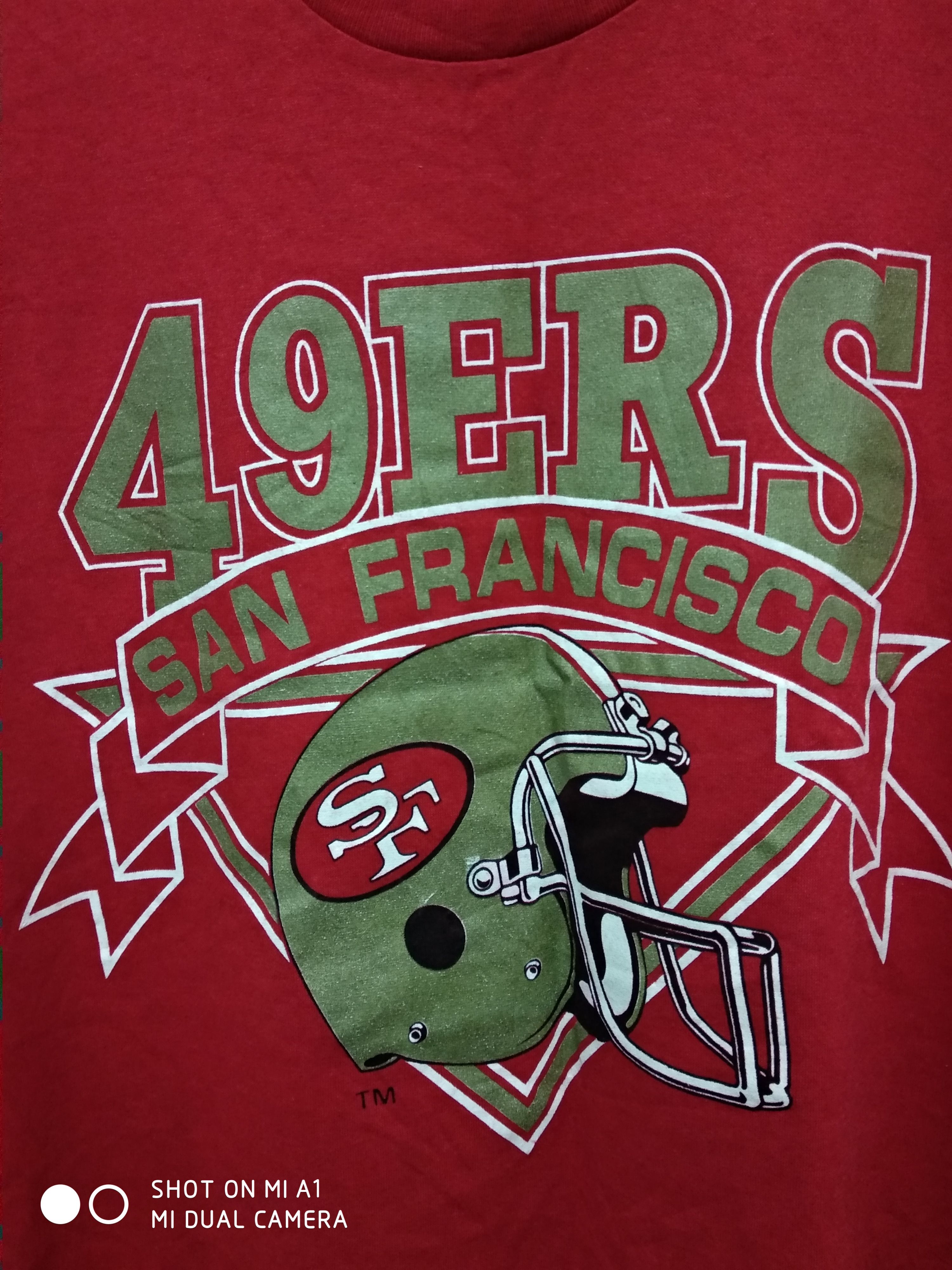 Vintage Vintage 80's Logo7 NFL 49ers T-Shirt Size US L / EU 52-54 / 3 - 2 Thumbnail