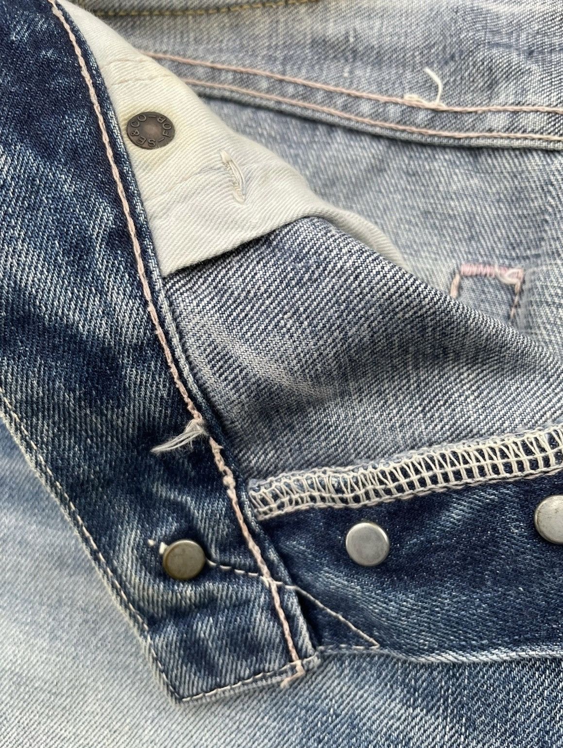 FOB Factory FOB Factory Japan Selvedge Aging Wash Denim Size US 30 / EU 46 - 21 Thumbnail