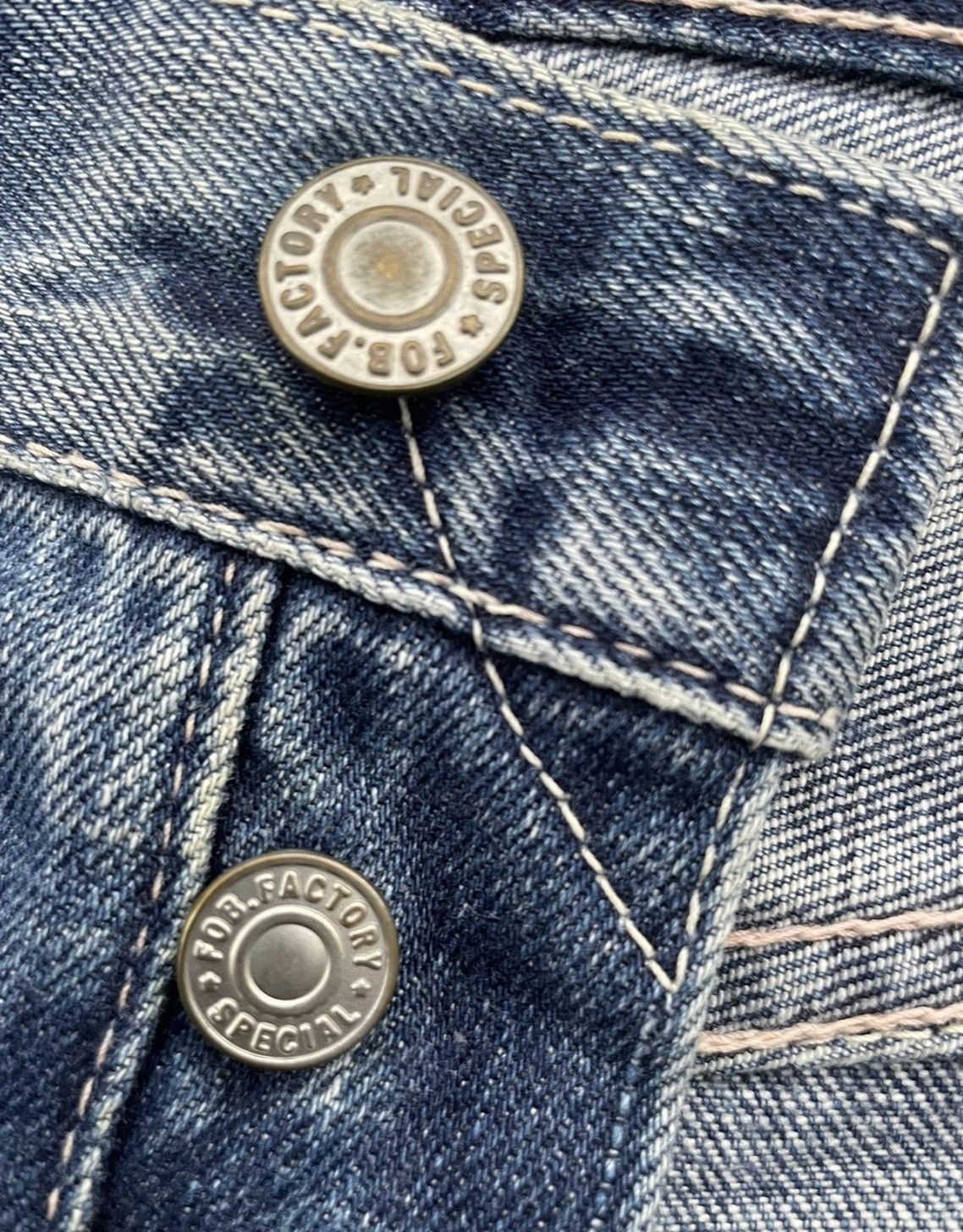 FOB Factory FOB Factory Japan Selvedge Aging Wash Denim Size US 30 / EU 46 - 17 Thumbnail