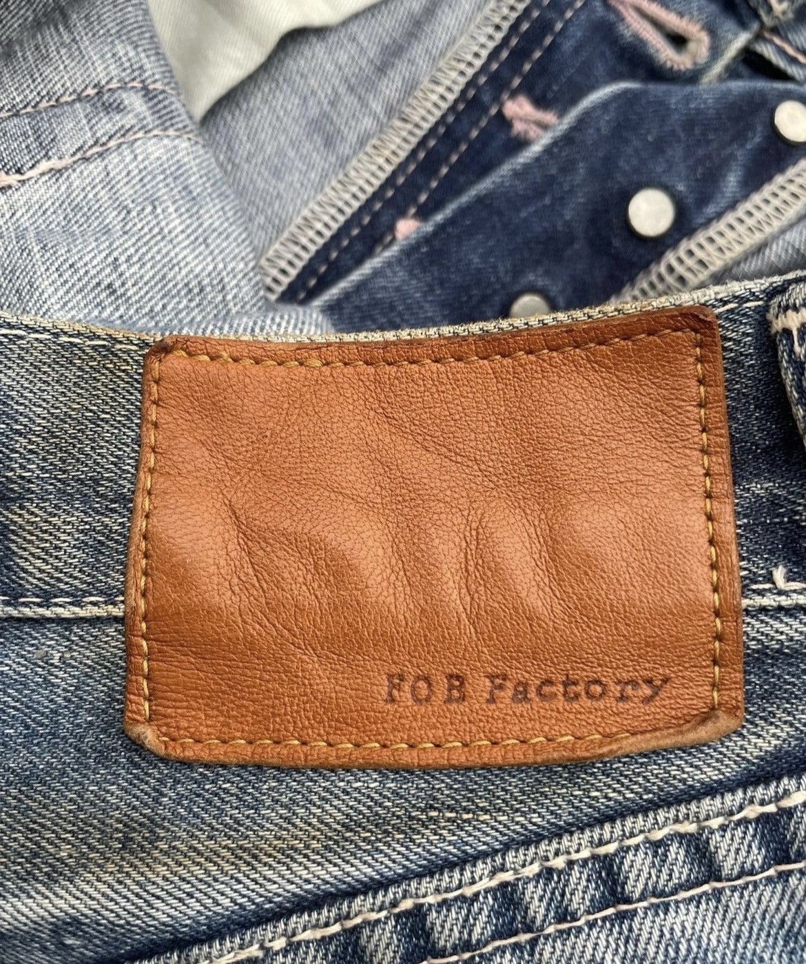FOB Factory FOB Factory Japan Selvedge Aging Wash Denim Size US 30 / EU 46 - 15 Thumbnail