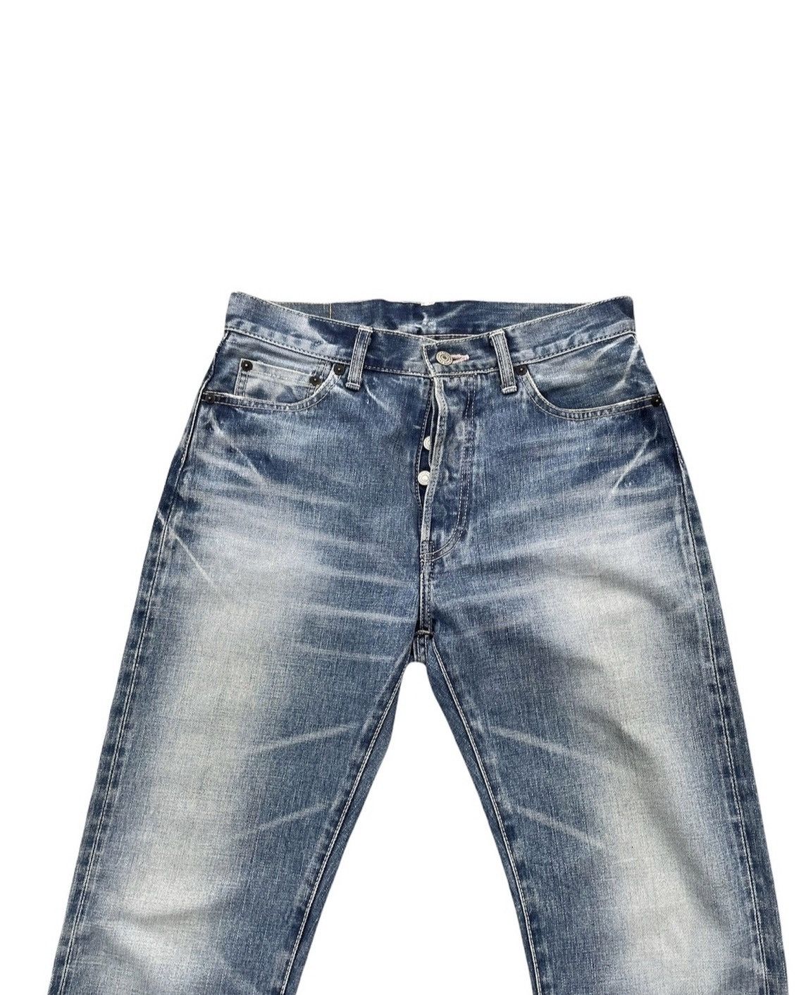 FOB Factory FOB Factory Japan Selvedge Aging Wash Denim Size US 30 / EU 46 - 3 Thumbnail