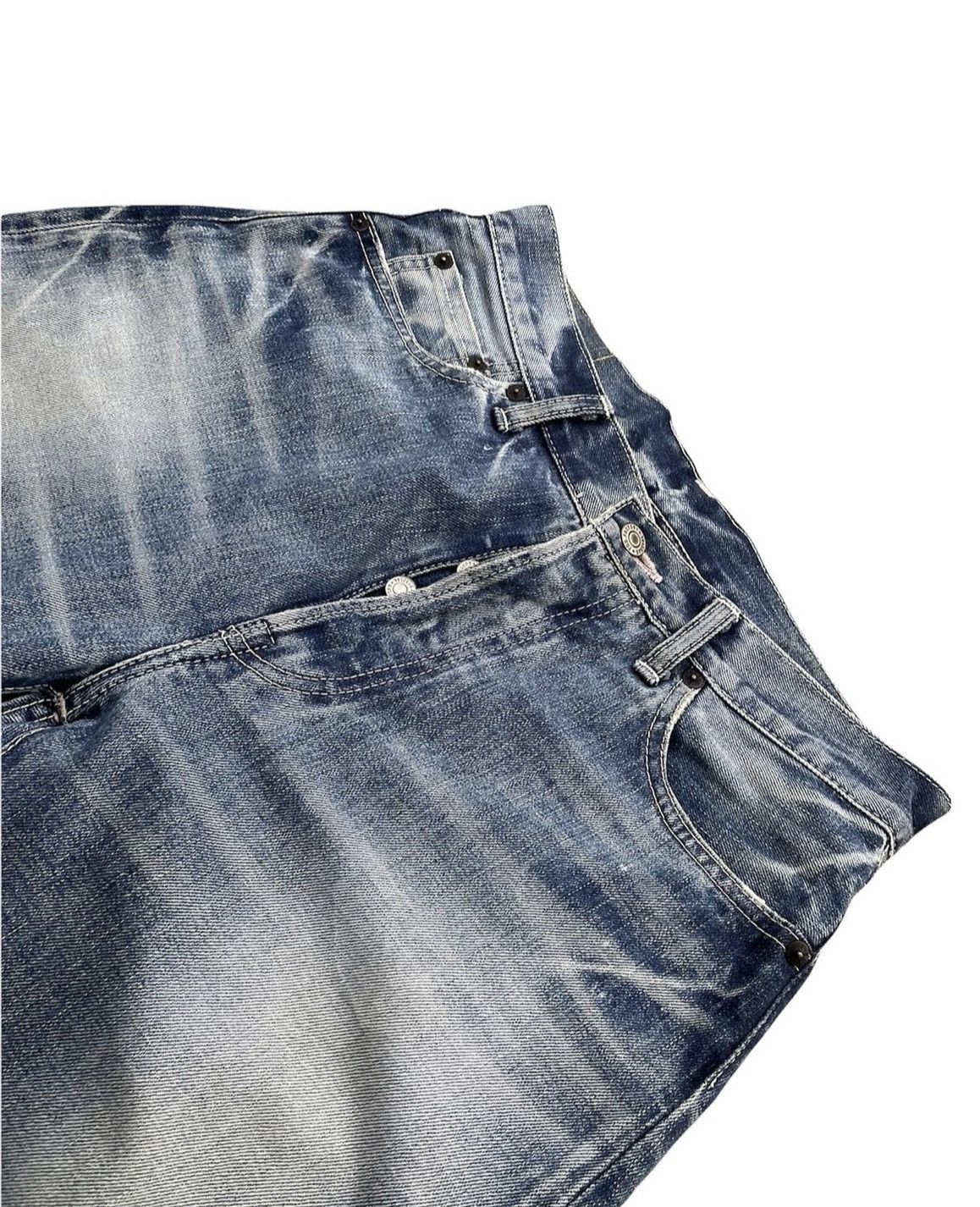 FOB Factory FOB Factory Japan Selvedge Aging Wash Denim Size US 30 / EU 46 - 7 Thumbnail