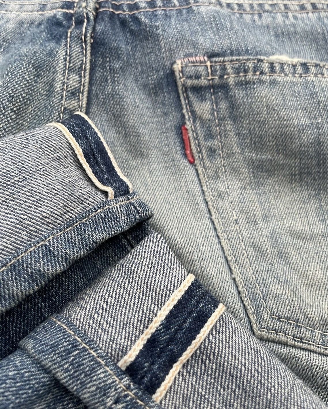 FOB Factory FOB Factory Japan Selvedge Aging Wash Denim Size US 30 / EU 46 - 5 Thumbnail