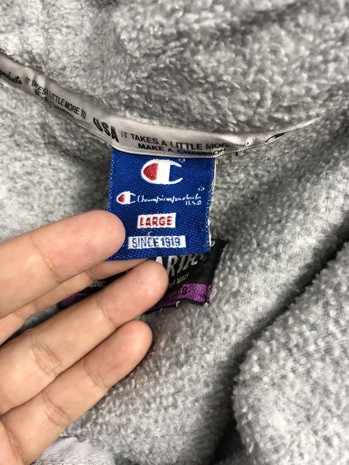 Champion Champion Polartec Fleece Jacket Size US L / EU 52-54 / 3 - 10 Thumbnail