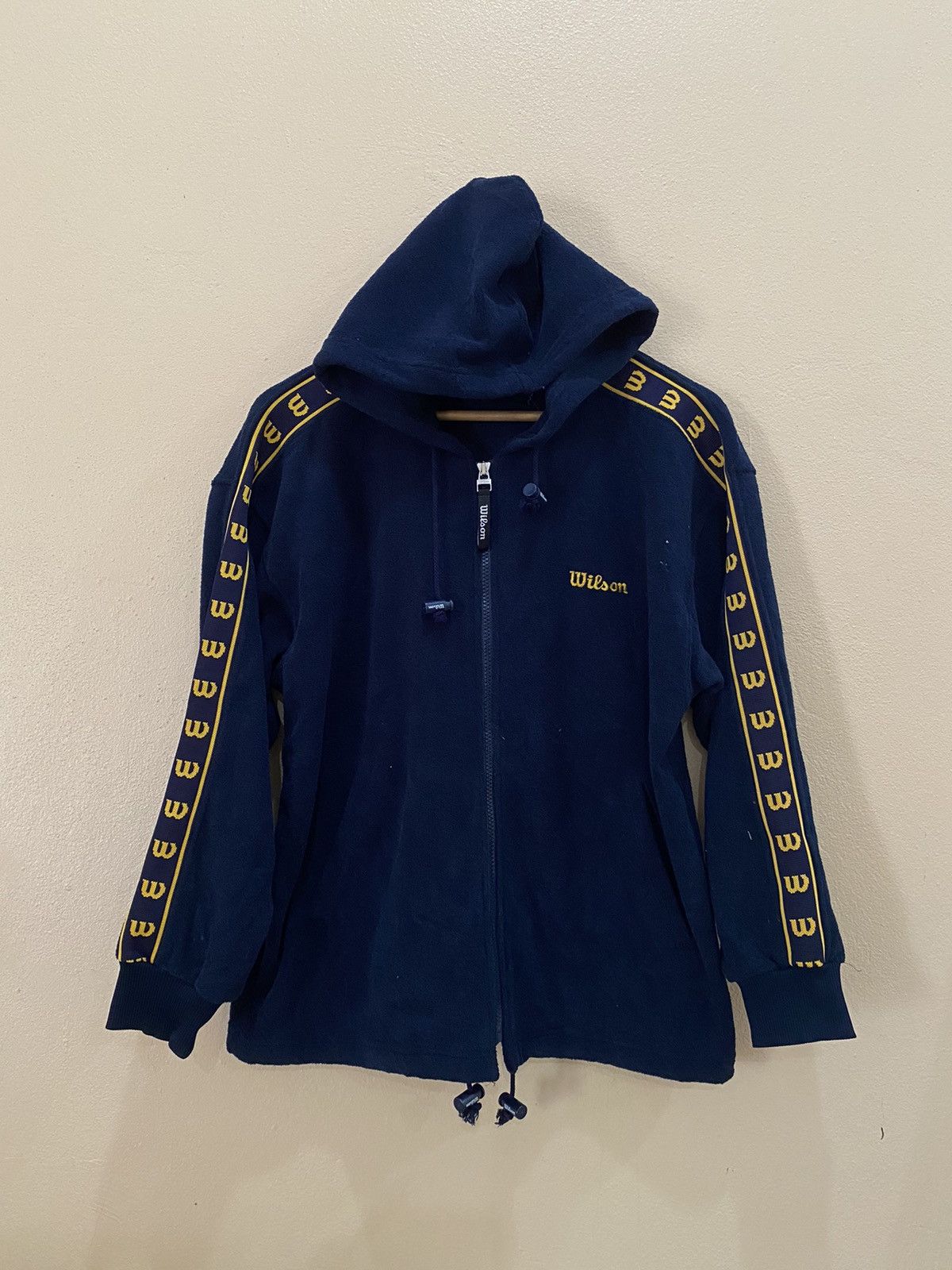 Vintage Vintage One Set Wilson Sweatshirt and Sweatpants Side Tape Size US S / EU 44-46 / 1 - 2 Thumbnail