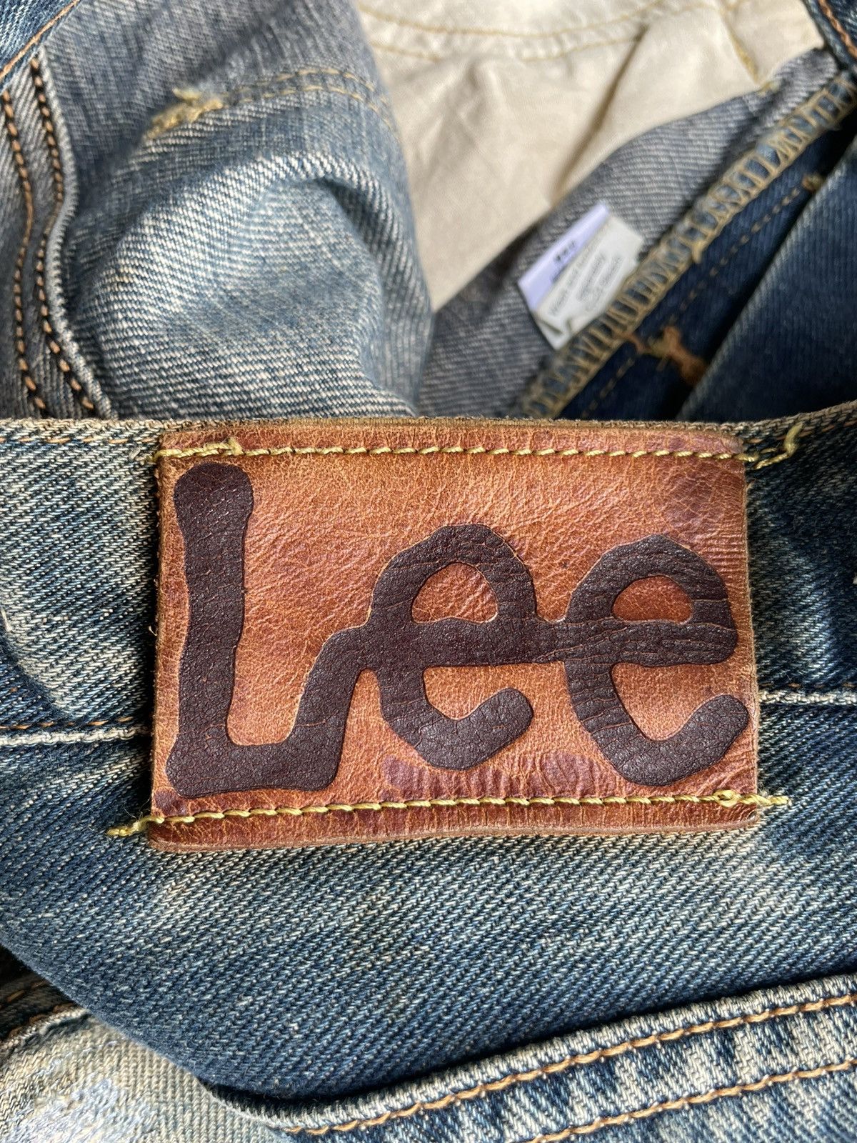 Lee Lee Riders 101 Vintage Selvedge Denim Rework Size US 31 - 20 Thumbnail
