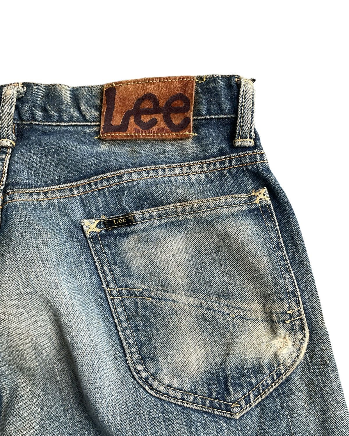 Lee Lee Riders 101 Vintage Selvedge Denim Rework Size US 31 - 17 Thumbnail