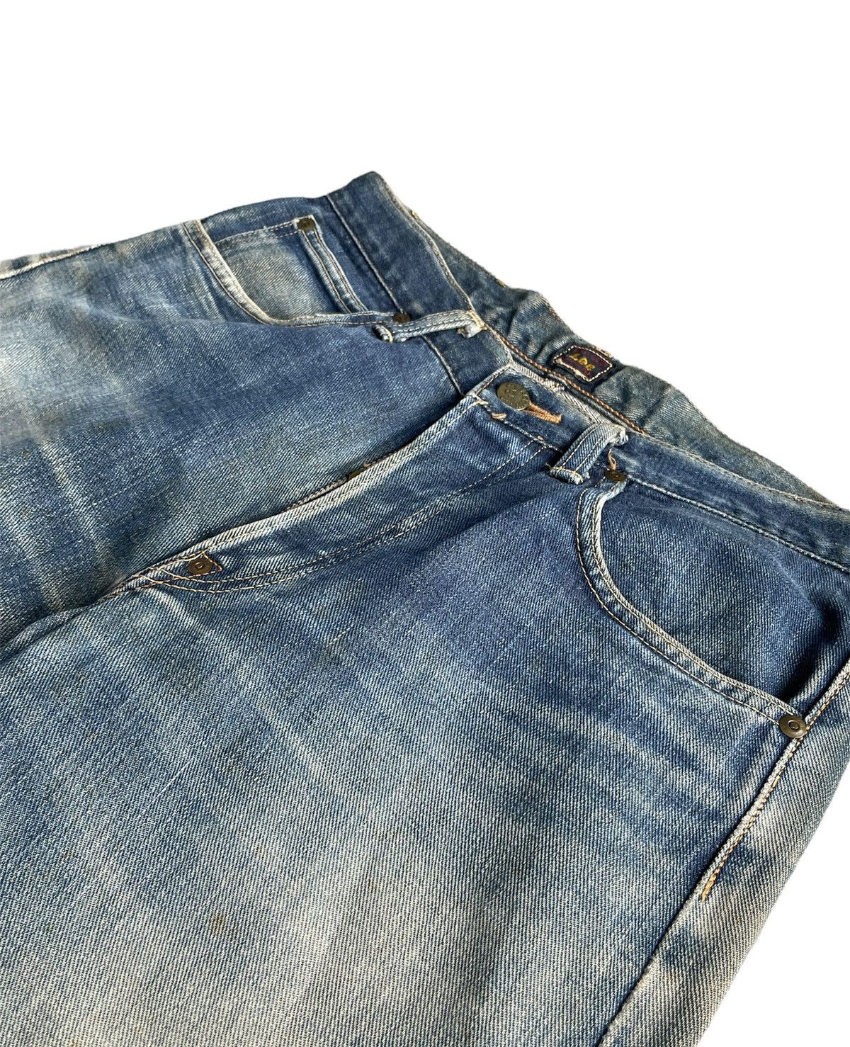 Lee Lee Riders 101 Vintage Selvedge Denim Rework Size US 31 - 7 Thumbnail