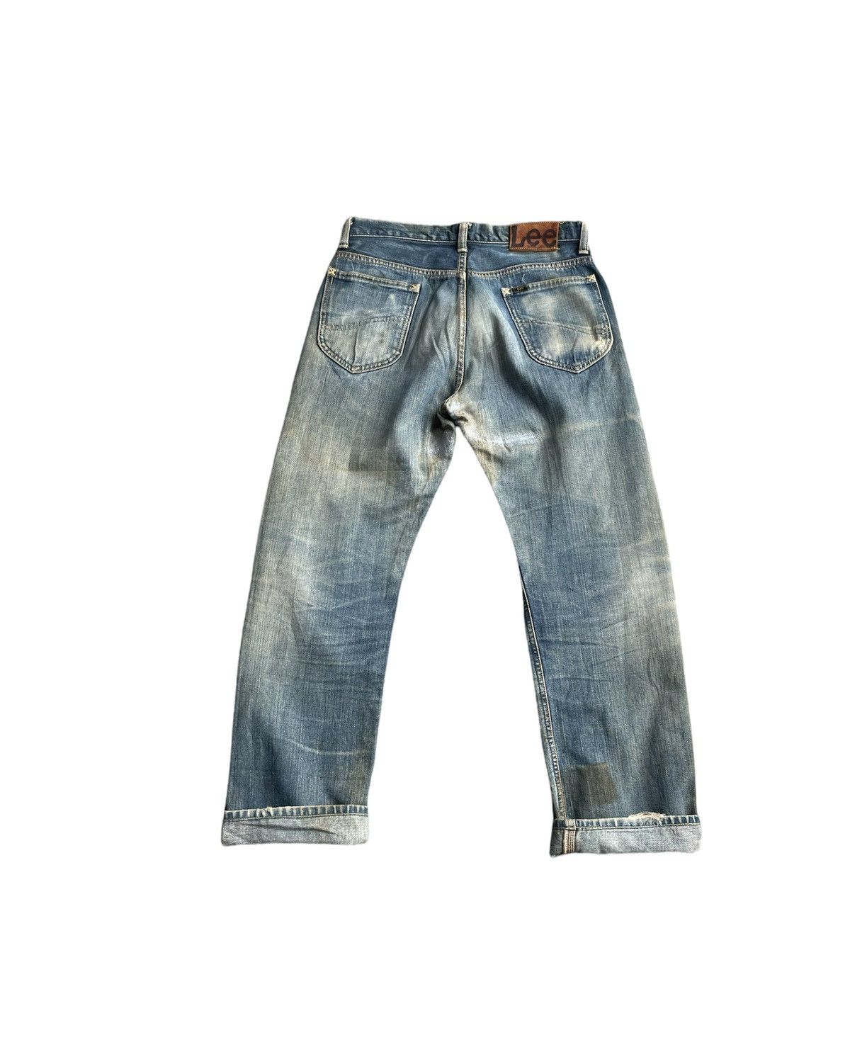 Lee Lee Riders 101 Vintage Selvedge Denim Rework Size US 31 - 10 Thumbnail