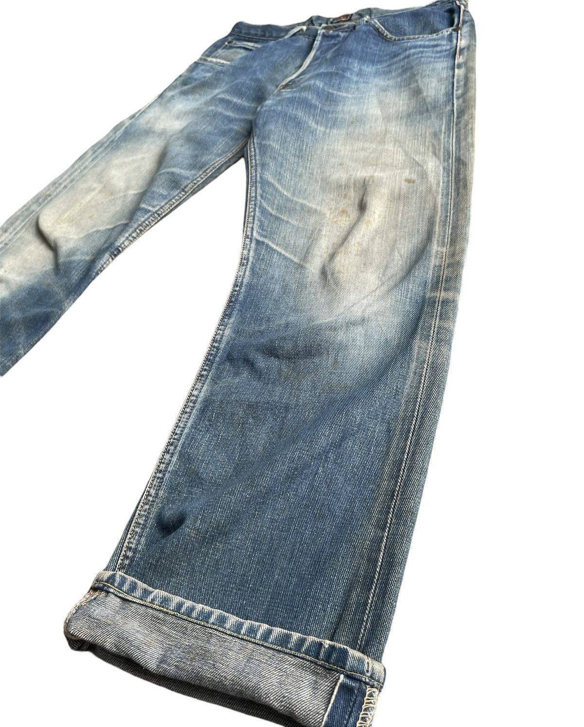 Lee Lee Riders 101 Vintage Selvedge Denim Rework Size US 31 - 3 Thumbnail