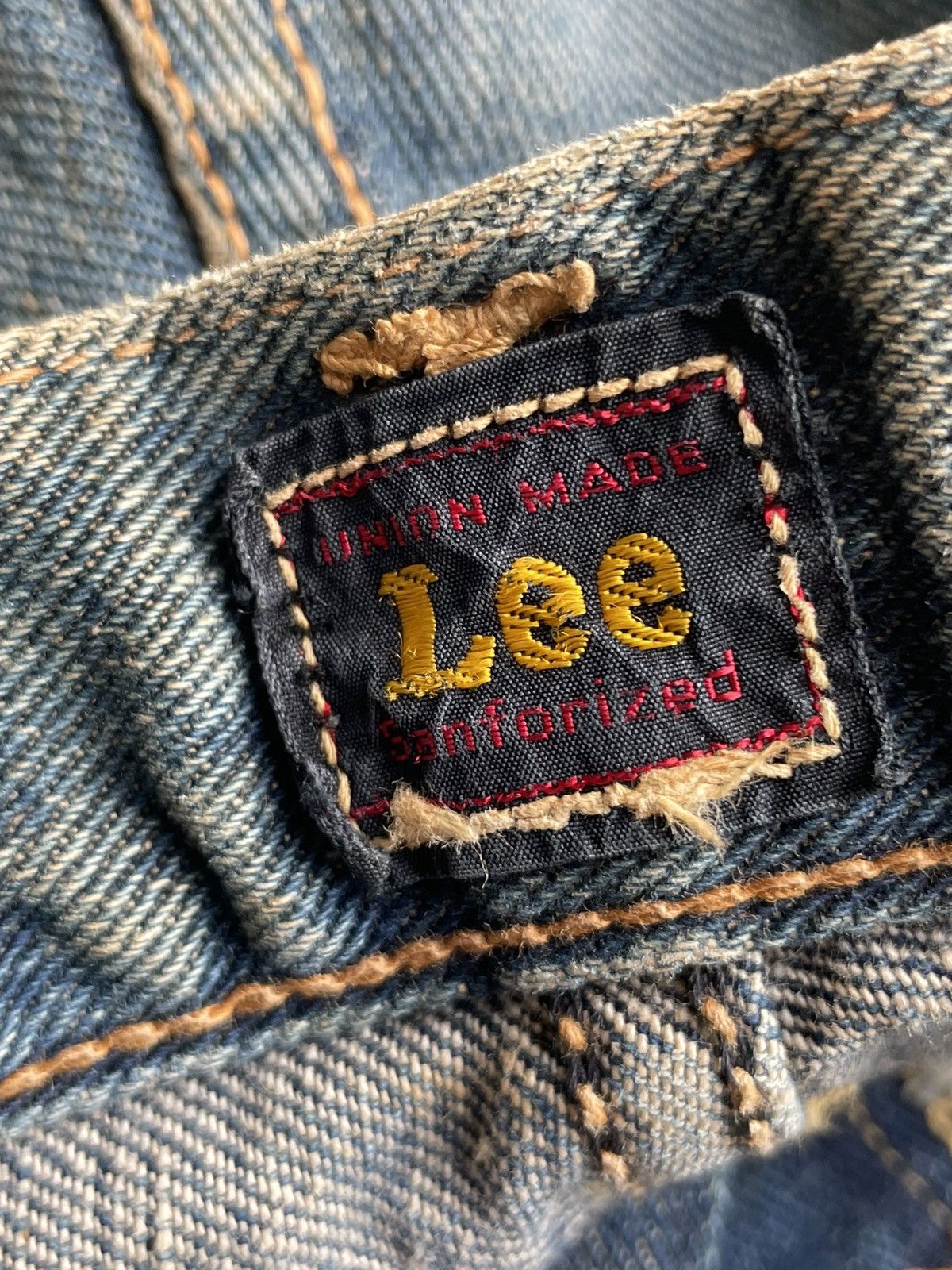 Lee Lee Riders 101 Vintage Selvedge Denim Rework Size US 31 - 23 Thumbnail