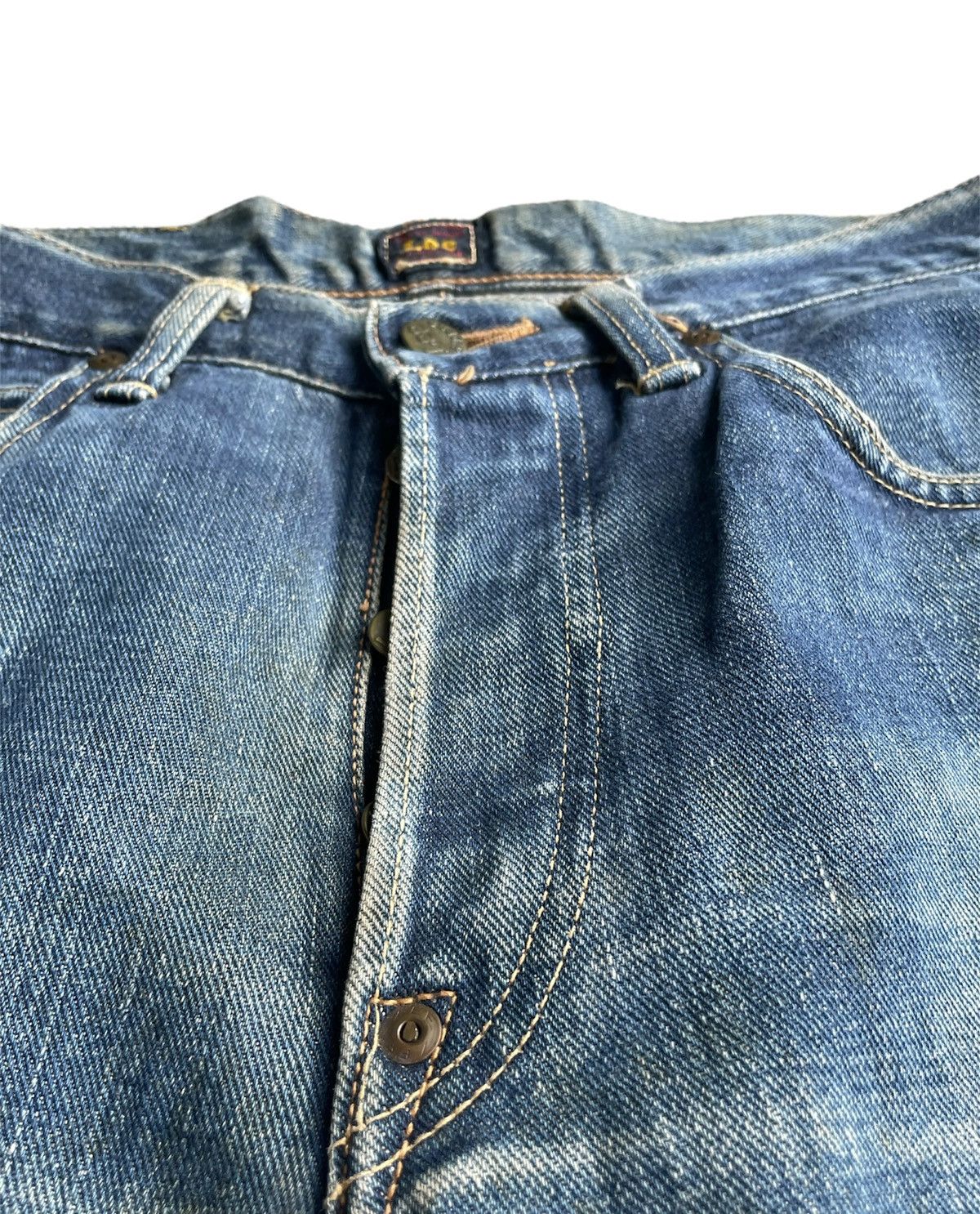 Lee Lee Riders 101 Vintage Selvedge Denim Rework Size US 31 - 8 Thumbnail