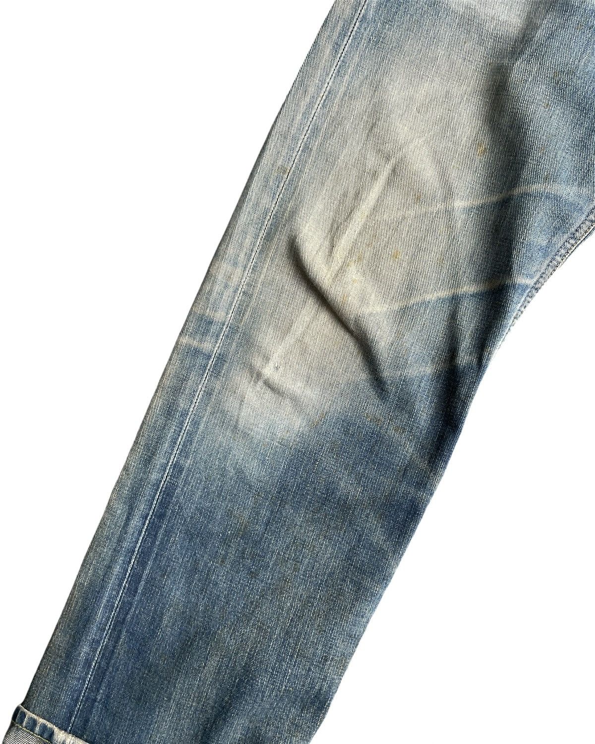 Lee Lee Riders 101 Vintage Selvedge Denim Rework Size US 31 - 5 Thumbnail
