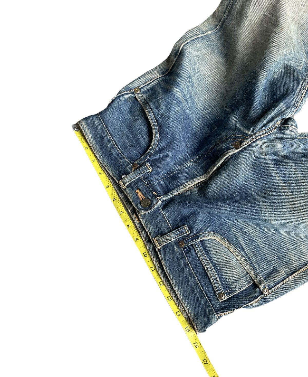 Lee Lee Riders 101 Vintage Selvedge Denim Rework Size US 31 - 2 Thumbnail