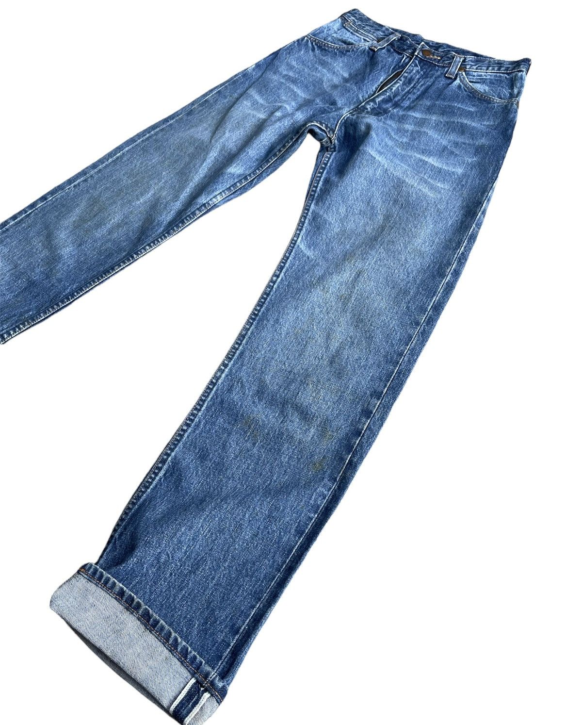 Vintage × Wrangler Wrangler Blue Bell Lot 11MWZ Selvedge Denim Size US 28 / EU 44 - 3 Thumbnail