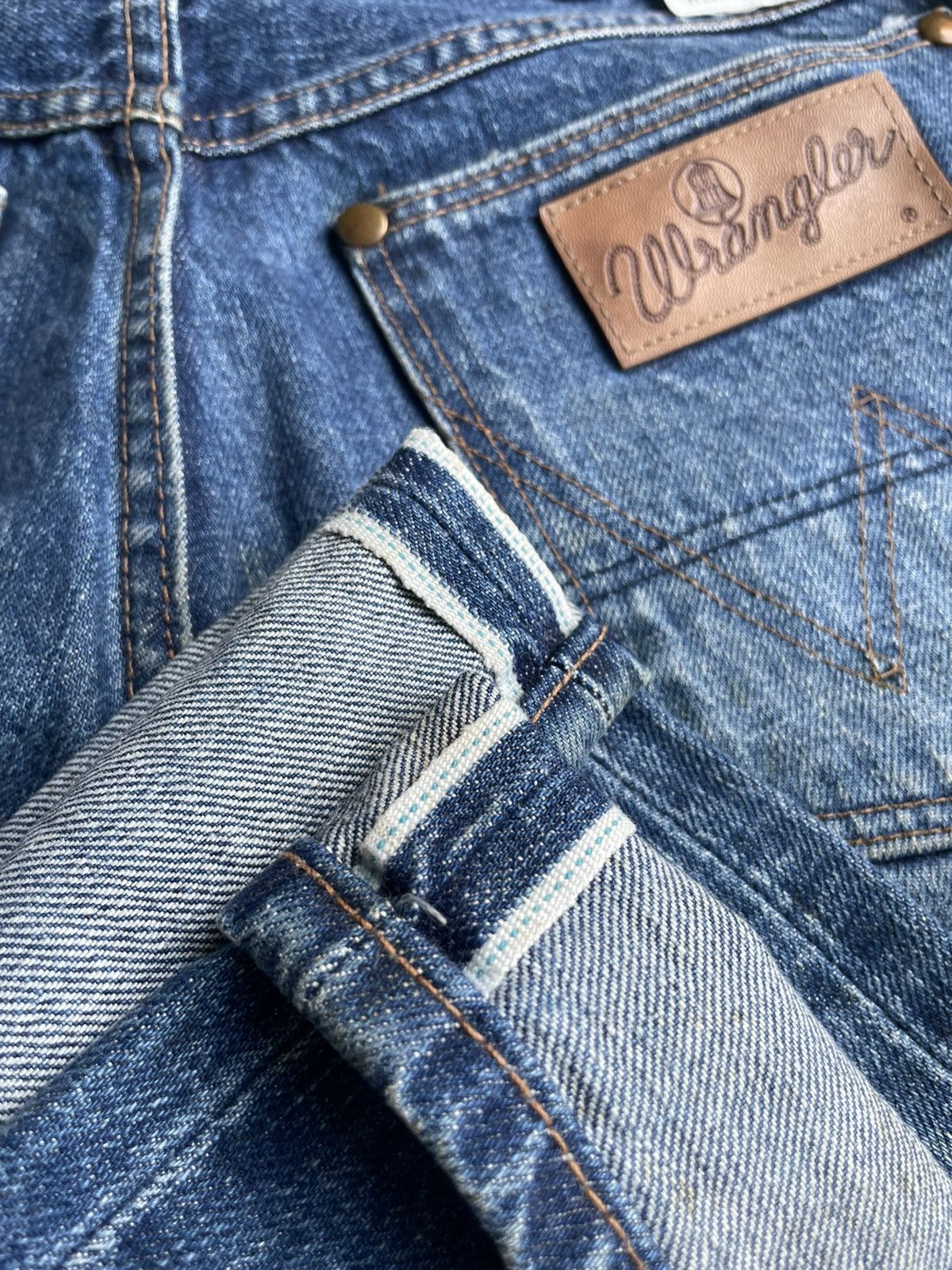 Vintage × Wrangler Wrangler Blue Bell Lot 11MWZ Selvedge Denim Size US 28 / EU 44 - 16 Thumbnail