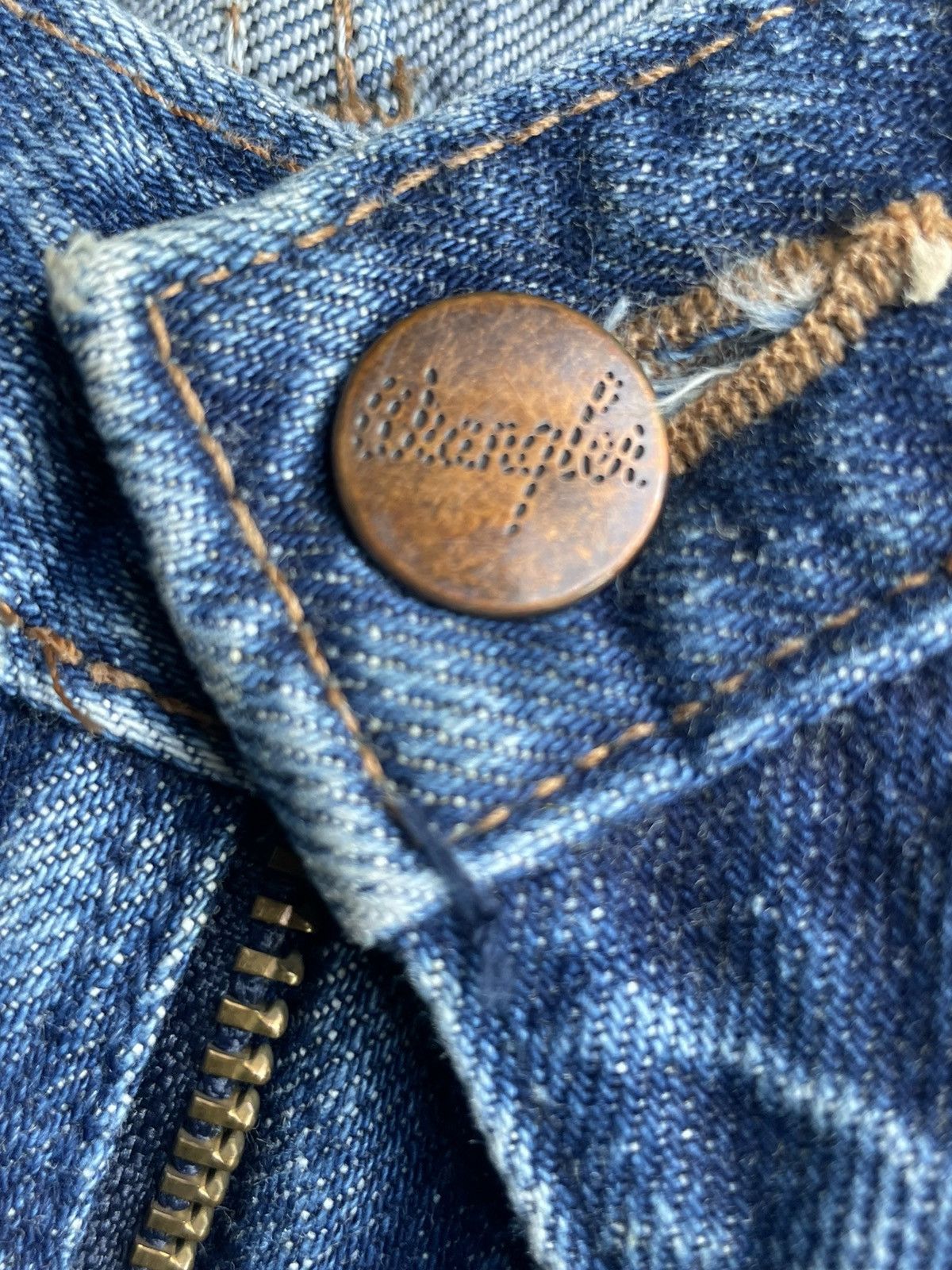 Vintage × Wrangler Wrangler Blue Bell Lot 11MWZ Selvedge Denim Size US 28 / EU 44 - 23 Thumbnail