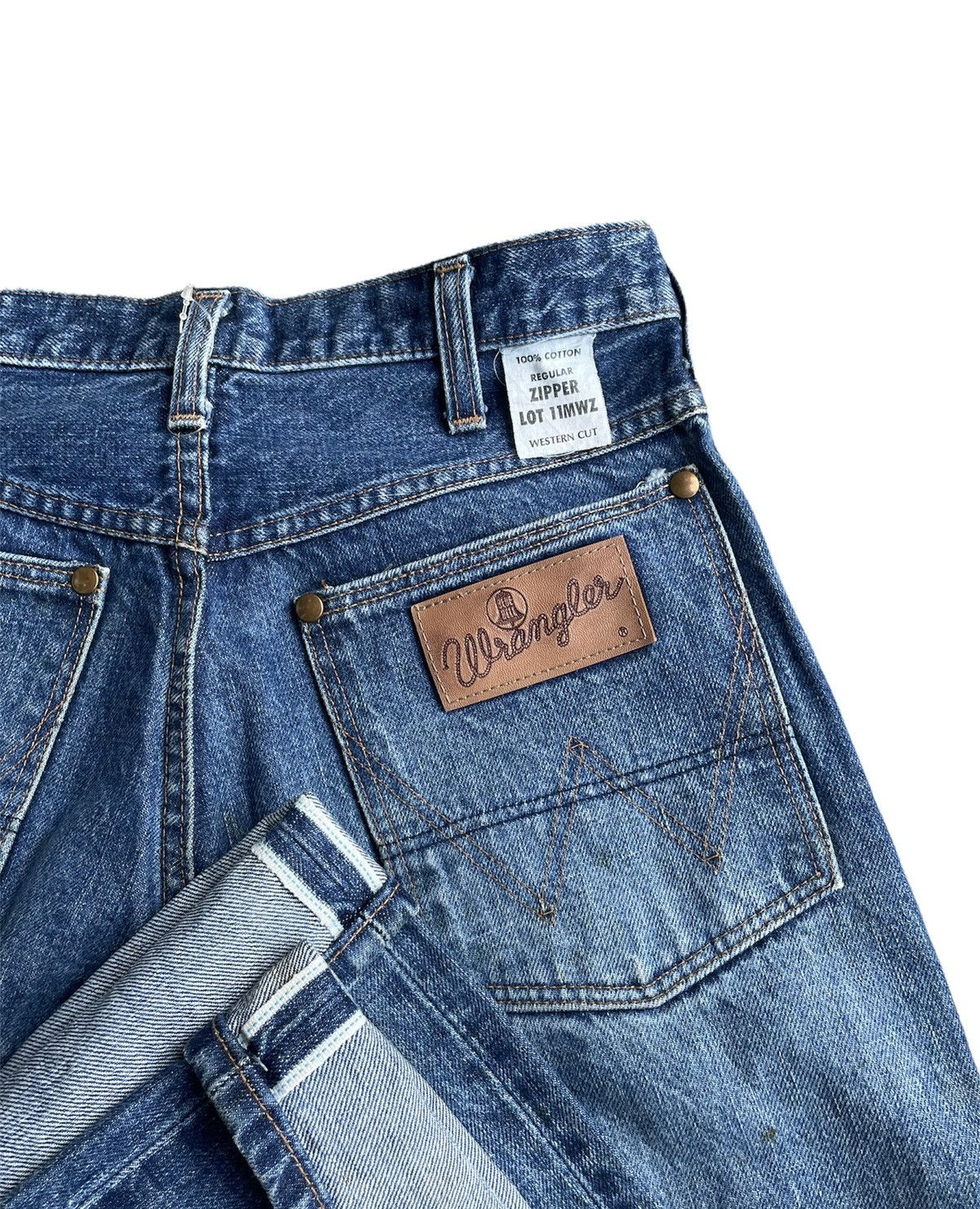 Vintage × Wrangler Wrangler Blue Bell Lot 11MWZ Selvedge Denim Size US 28 / EU 44 - 15 Thumbnail