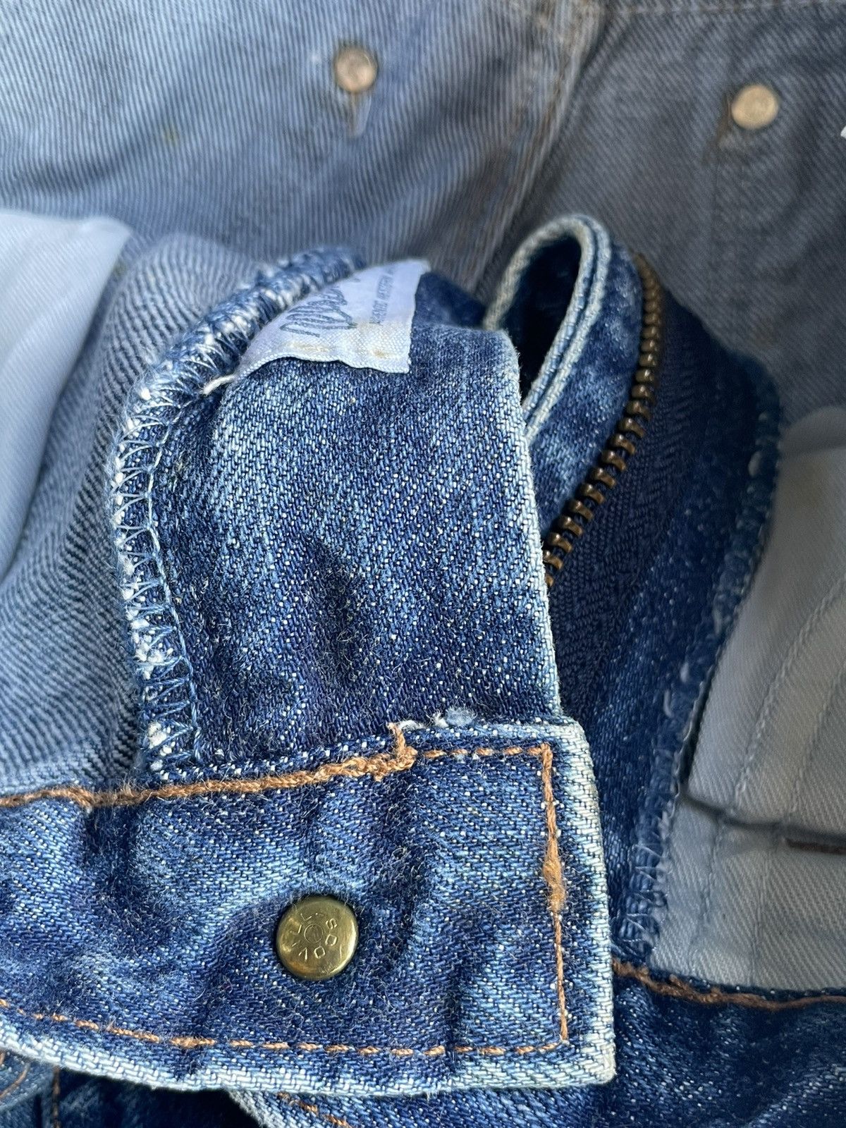 Vintage × Wrangler Wrangler Blue Bell Lot 11MWZ Selvedge Denim Size US 28 / EU 44 - 22 Thumbnail