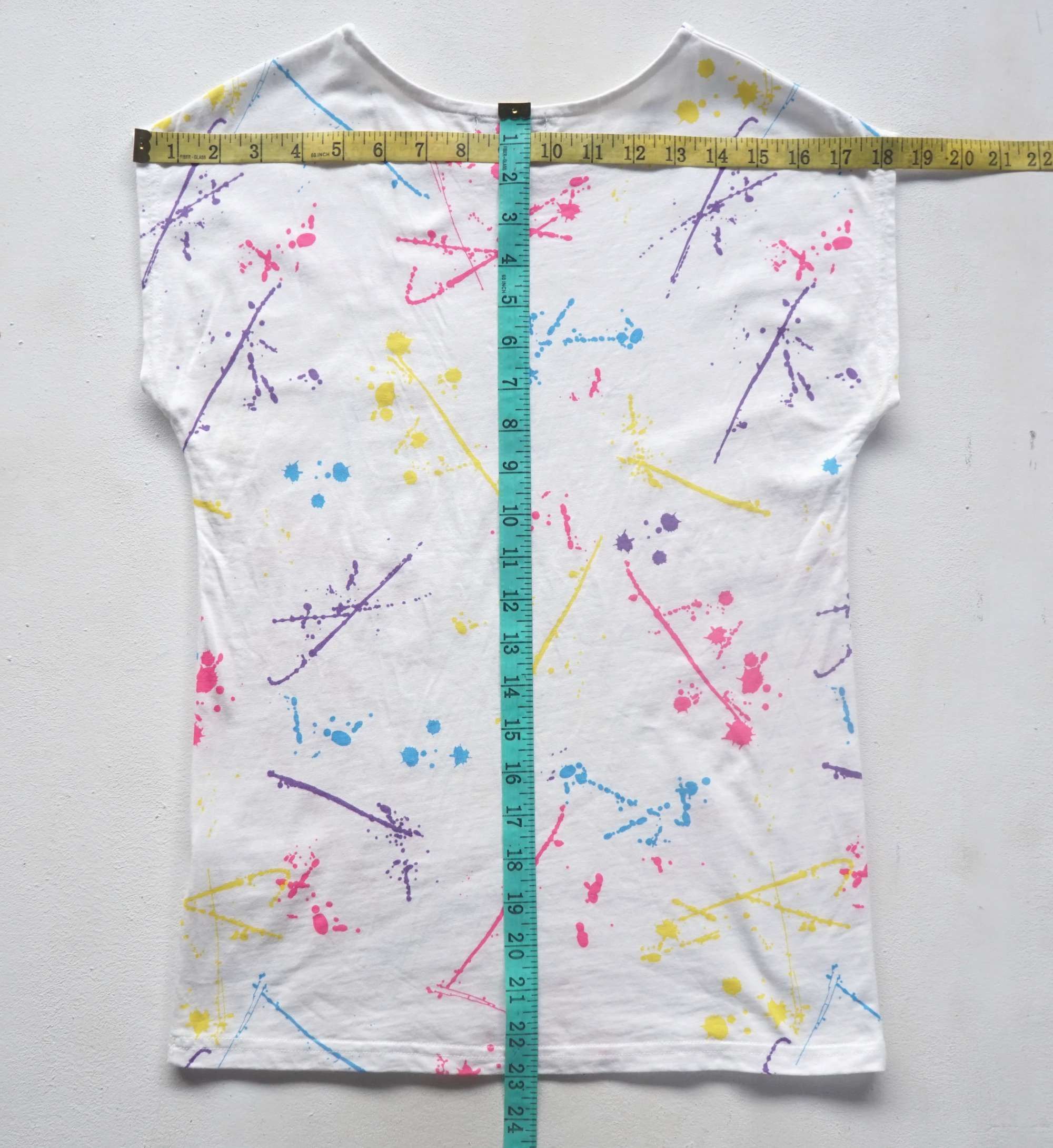Japanese Brand AVAIL AVANT GARDE Colour Splash Sleeveless T-shirt Size M / US 6-8 / IT 42-44 - 10 Thumbnail