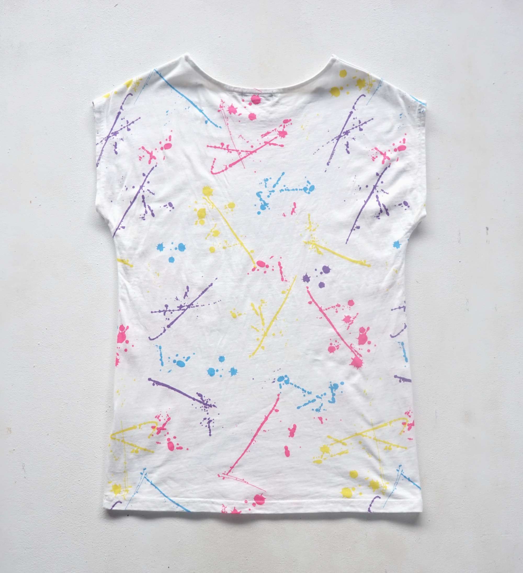 Japanese Brand AVAIL AVANT GARDE Colour Splash Sleeveless T-shirt Size M / US 6-8 / IT 42-44 - 2 Thumbnail