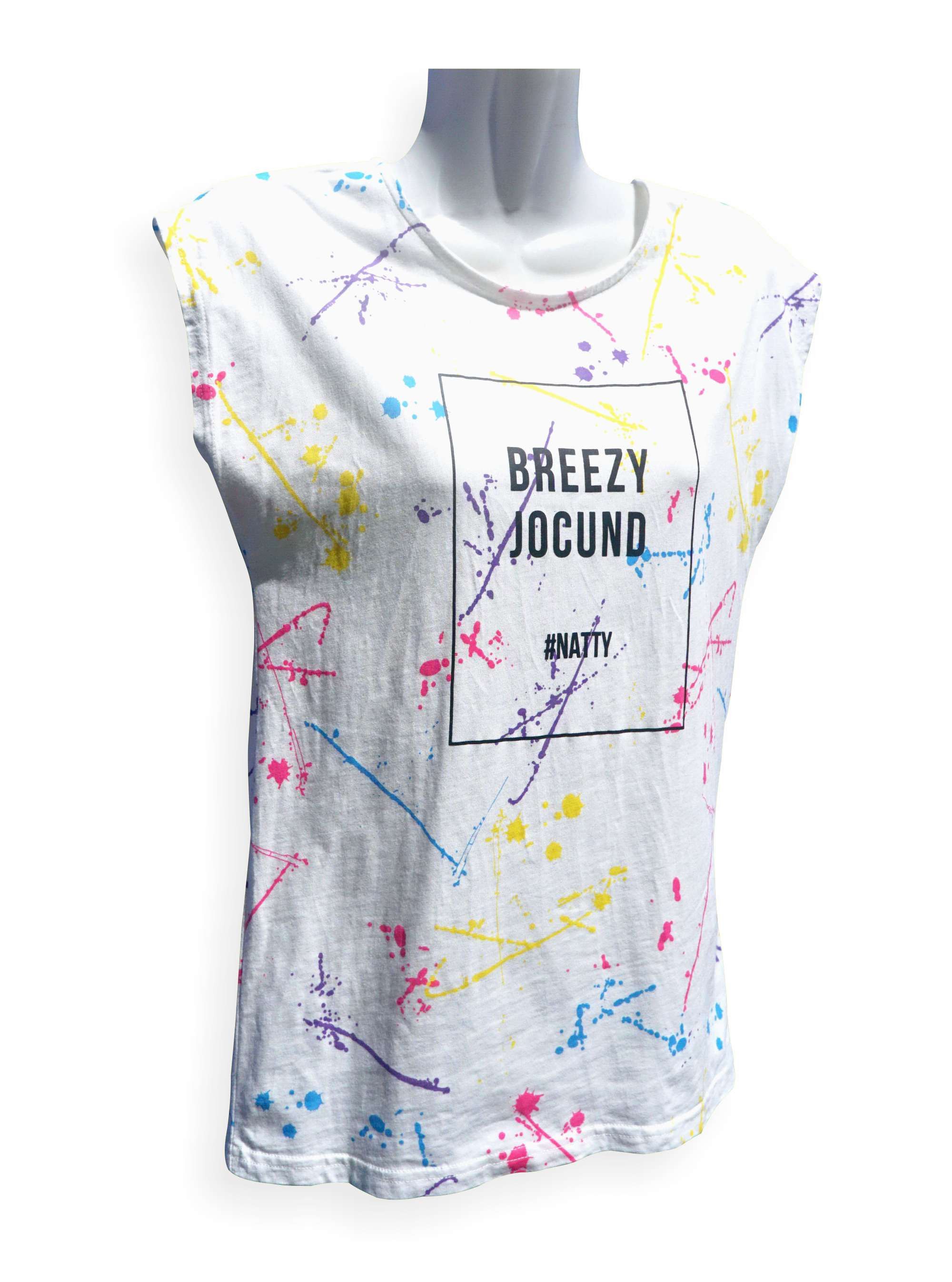 Japanese Brand AVAIL AVANT GARDE Colour Splash Sleeveless T-shirt Size M / US 6-8 / IT 42-44 - 11 Thumbnail