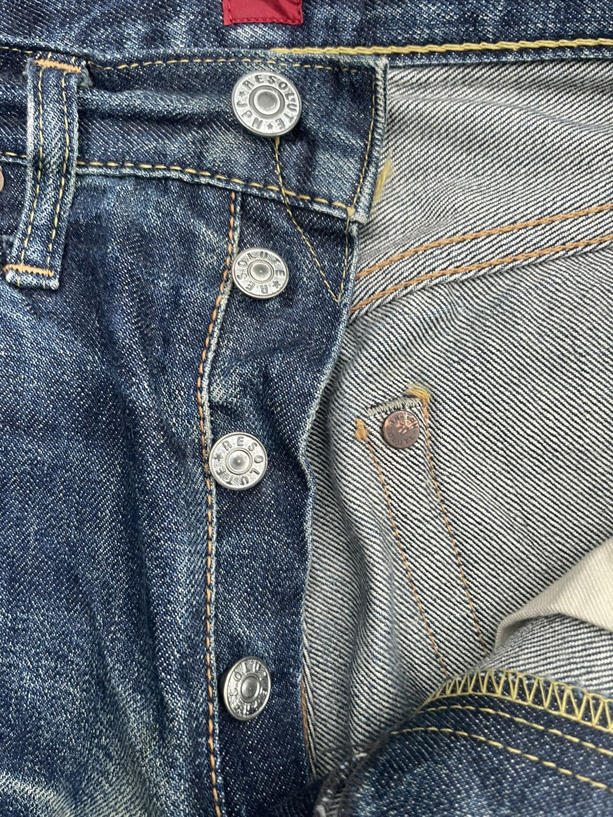 RESOLUTE Vintage Resolute Japan Selvedge Denim Size US 29 - 25 Thumbnail