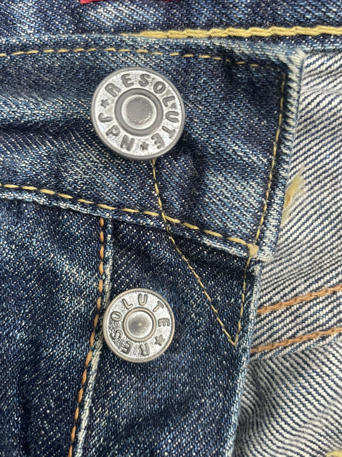 RESOLUTE Vintage Resolute Japan Selvedge Denim Size US 29 - 24 Thumbnail