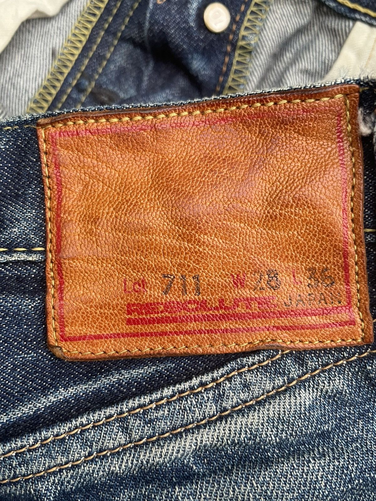 RESOLUTE Vintage Resolute Japan Selvedge Denim Size US 29 - 17 Thumbnail