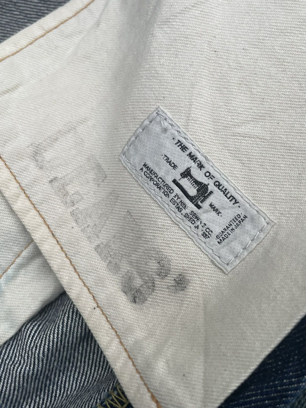 RESOLUTE Vintage Resolute Japan Selvedge Denim Size US 29 - 20 Thumbnail