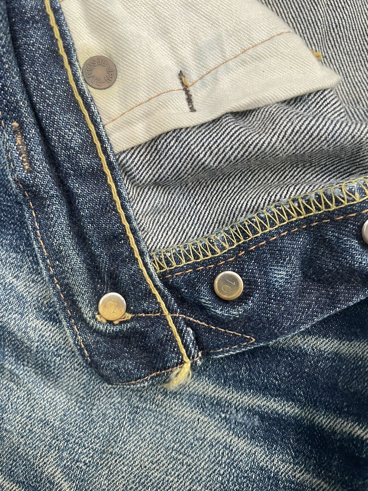 RESOLUTE Vintage Resolute Japan Selvedge Denim Size US 29 - 22 Thumbnail