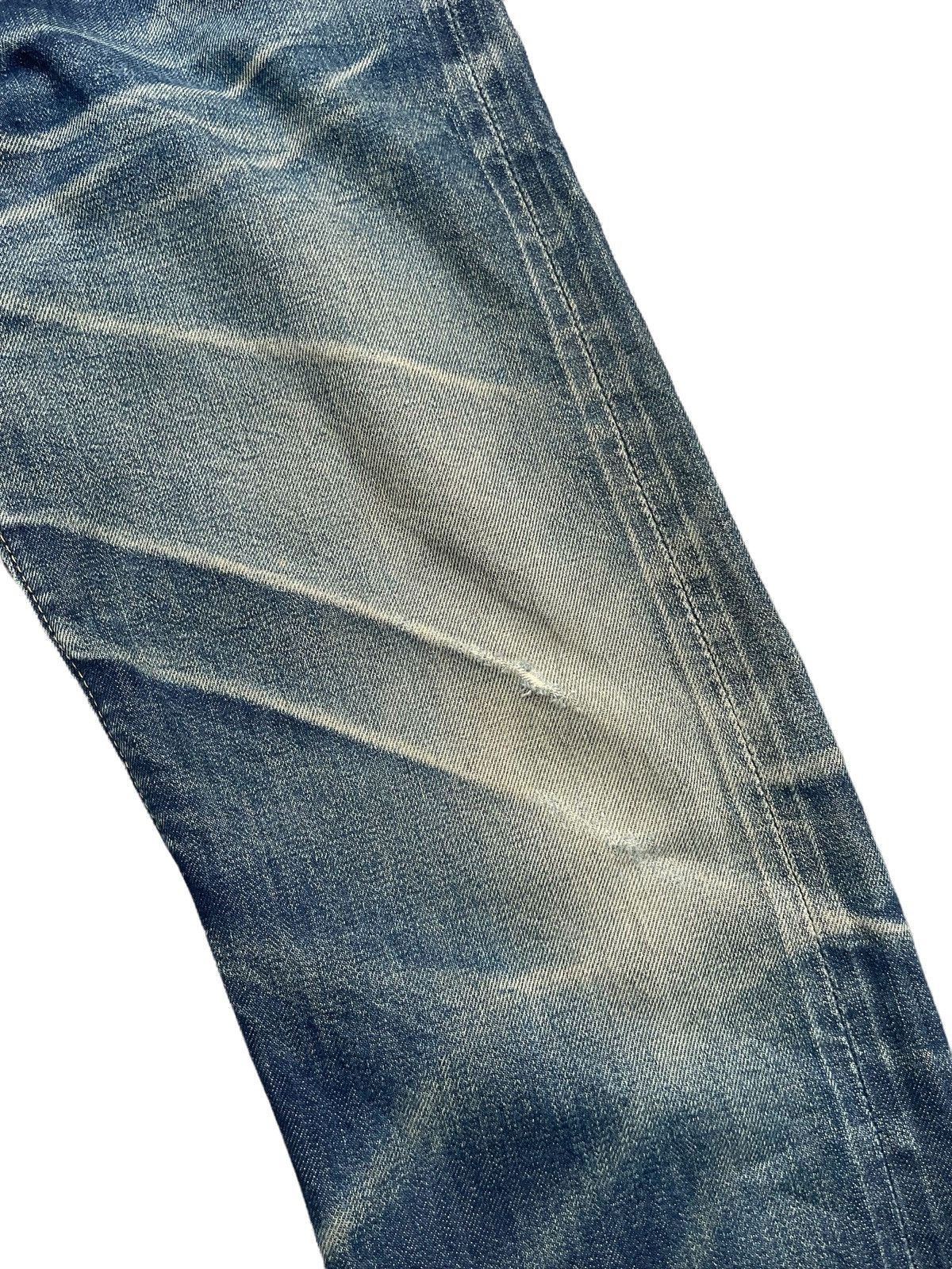 RESOLUTE × Vintage Vintage Resolute Selvedge Denim Distresed Rework Size US 29 - 6 Thumbnail