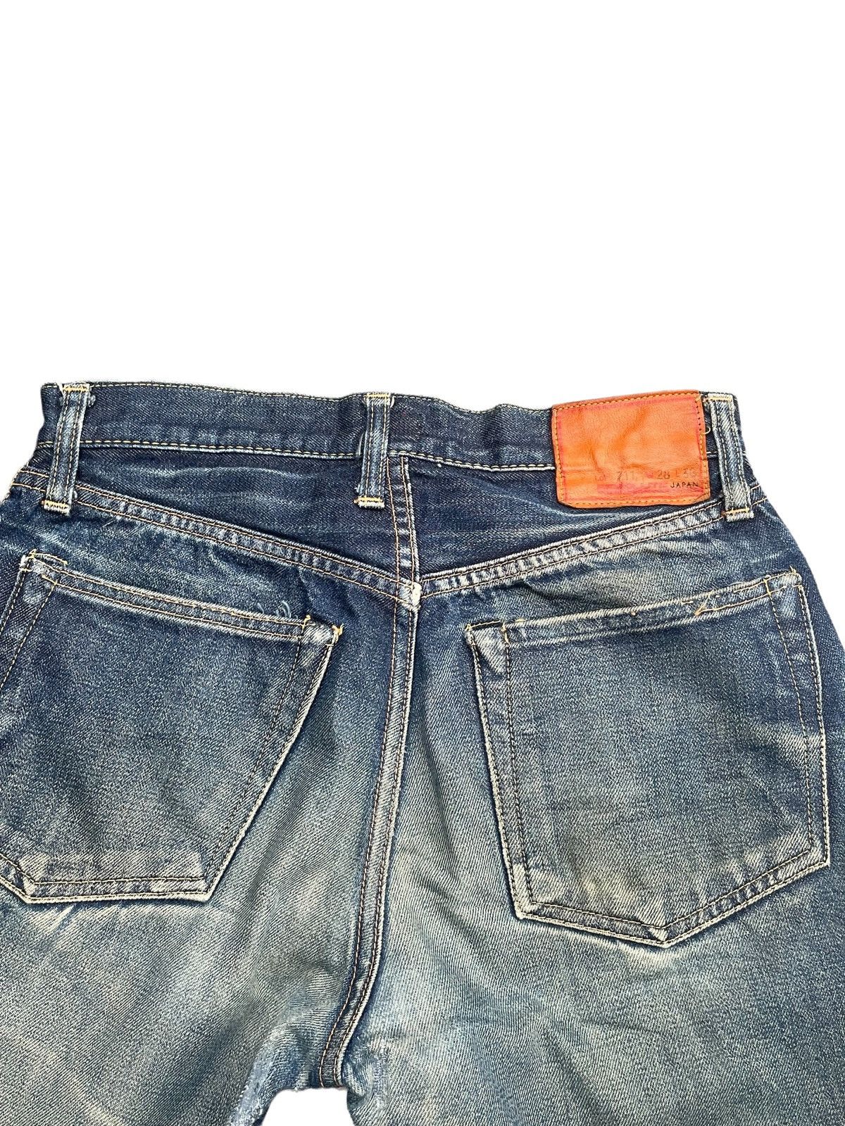 RESOLUTE × Vintage Vintage Resolute Selvedge Denim Distresed Rework Size US 29 - 17 Thumbnail