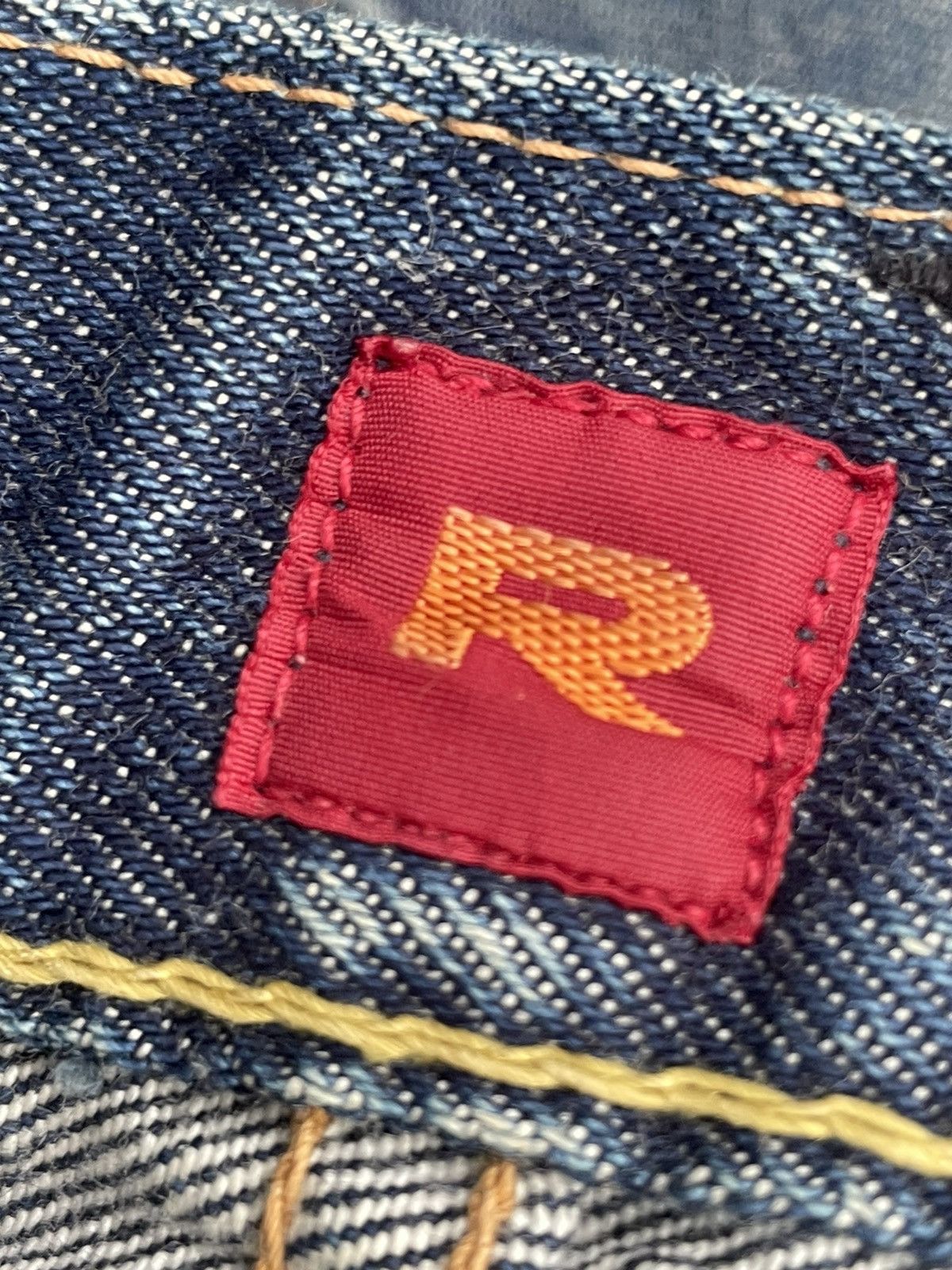 RESOLUTE × Vintage Vintage Resolute Selvedge Denim Distresed Rework Size US 29 - 22 Thumbnail