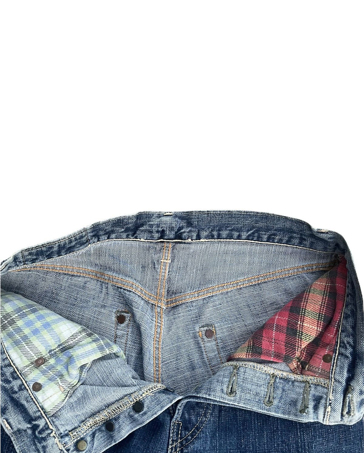 Japanese Brand × Pherrow's × Vintage Vintage Pherrows Stormy Blue Selvedge Denim Size US 29 - 5 Thumbnail