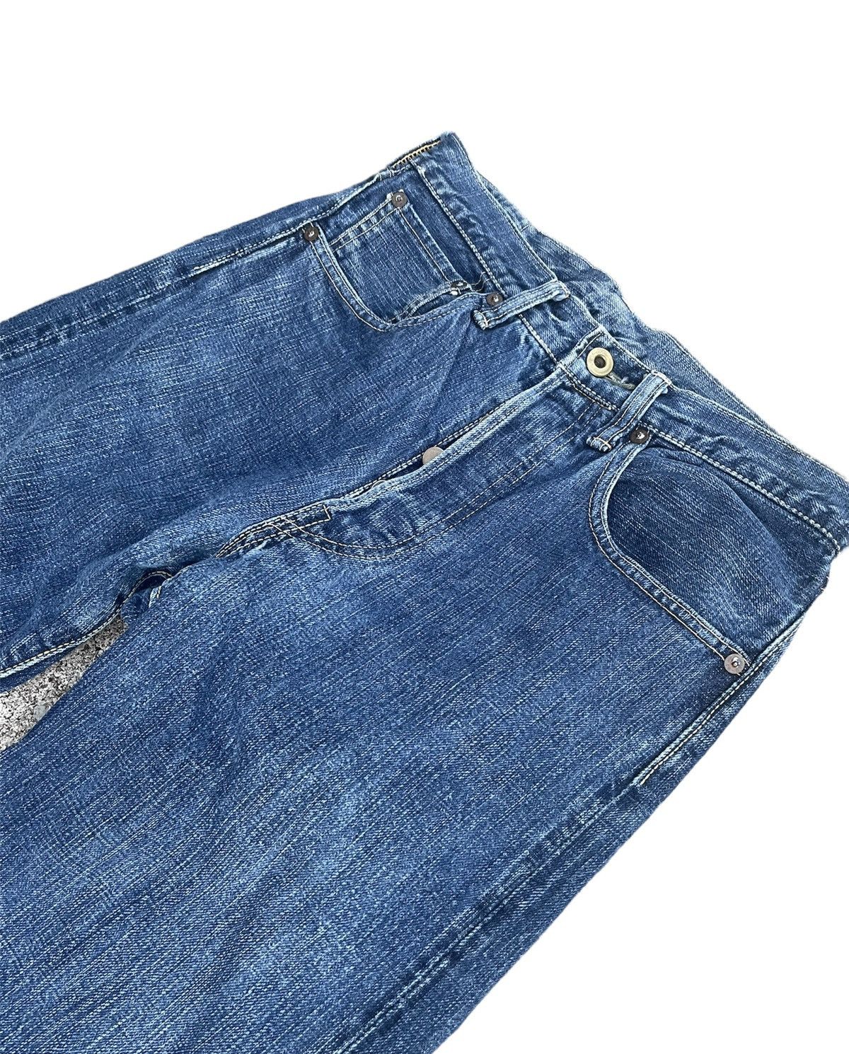Japanese Brand × Pherrow's × Vintage Vintage Pherrows Stormy Blue Selvedge Denim Size US 29 - 3 Thumbnail
