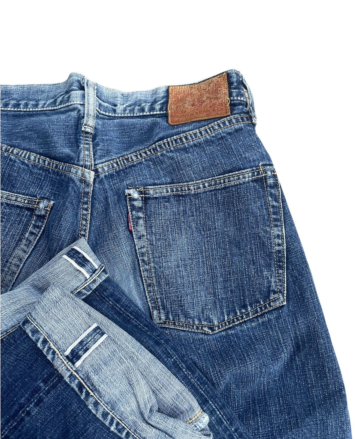 Japanese Brand × Pherrow's × Vintage Vintage Pherrows Stormy Blue Selvedge Denim Size US 29 - 9 Thumbnail