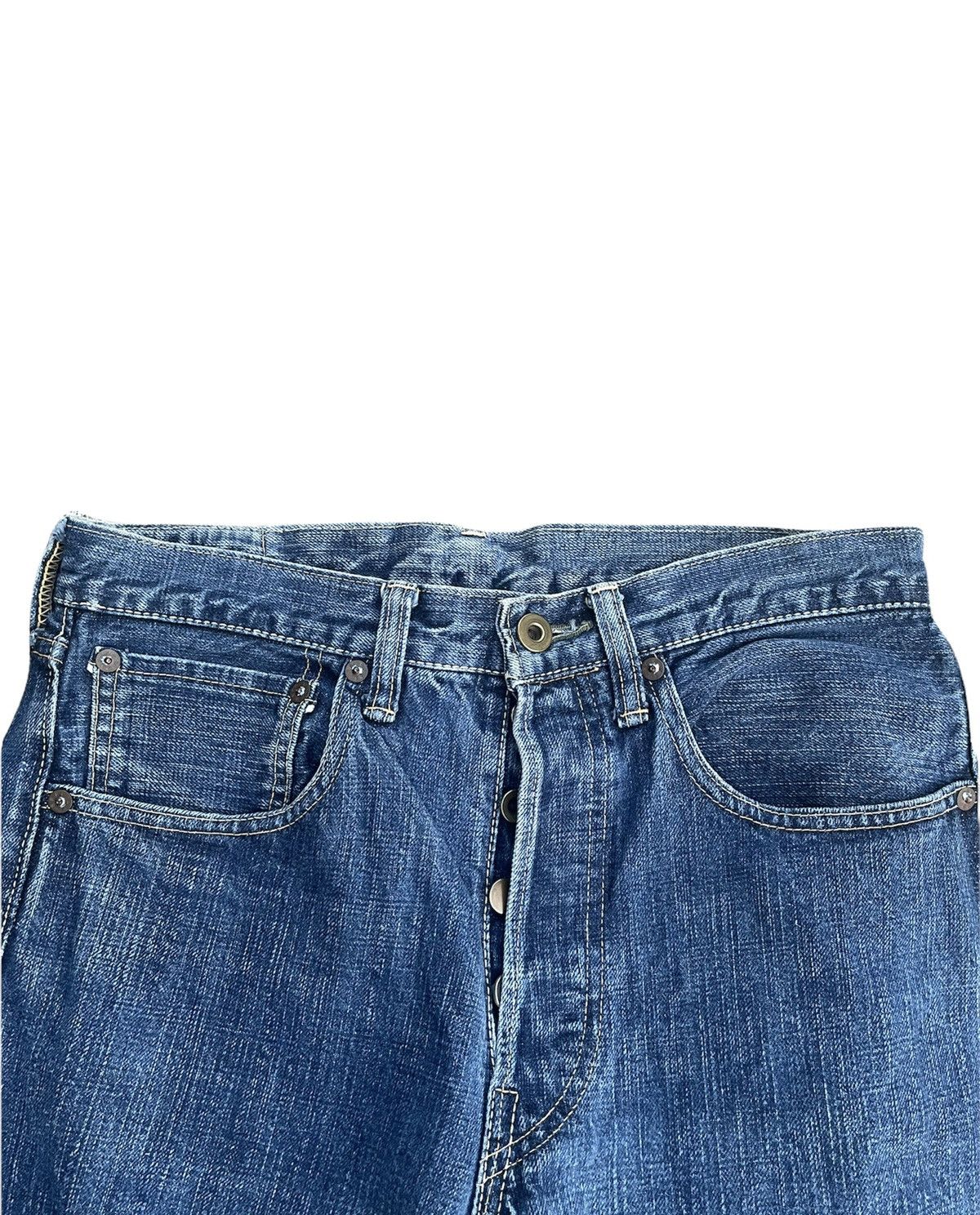 Japanese Brand × Pherrow's × Vintage Vintage Pherrows Stormy Blue Selvedge Denim Size US 29 - 4 Thumbnail