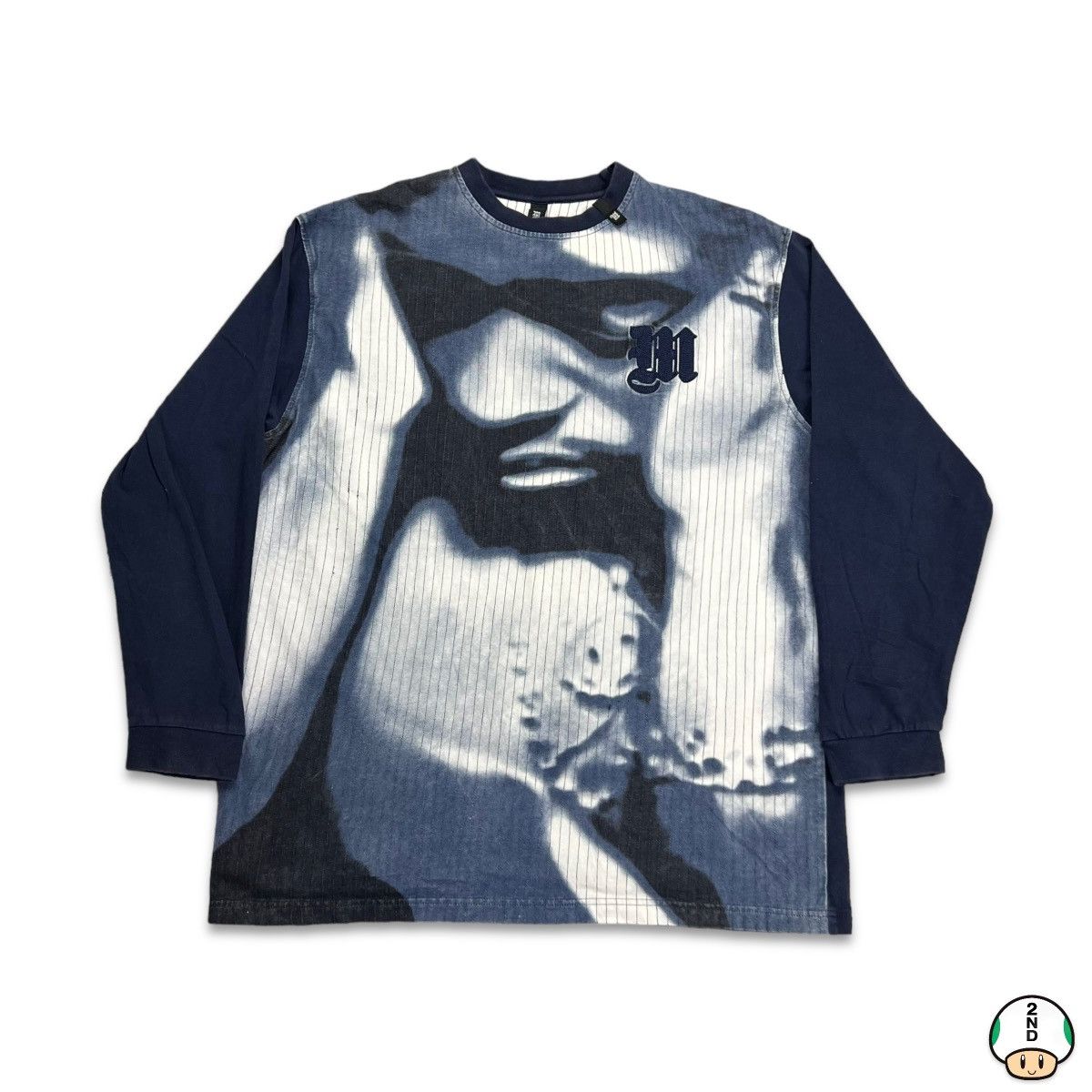 Makaveli × Rap Tees Vintage Y2K Makaveli Tupac Shakur Long Sleeve Rap Tee Size US XXL / EU 58 / 5 - 1 Thumbnail