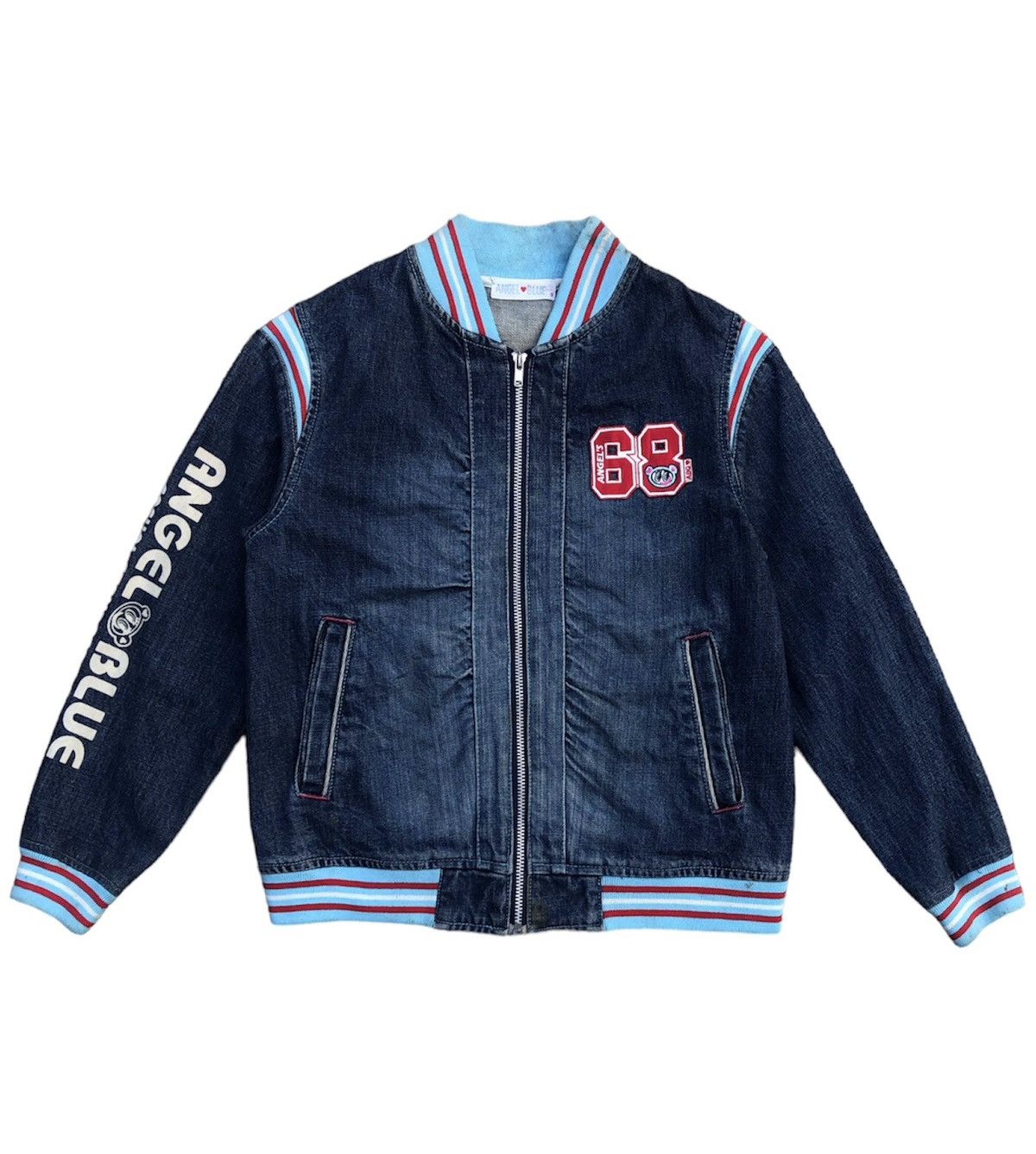 Hysteric Glamour × Japanese Brand × Vintage Angel Blue 1990s Apple Happy Mate Cute Girls Jacket Size S / US 4 / IT 40 - 3 Thumbnail