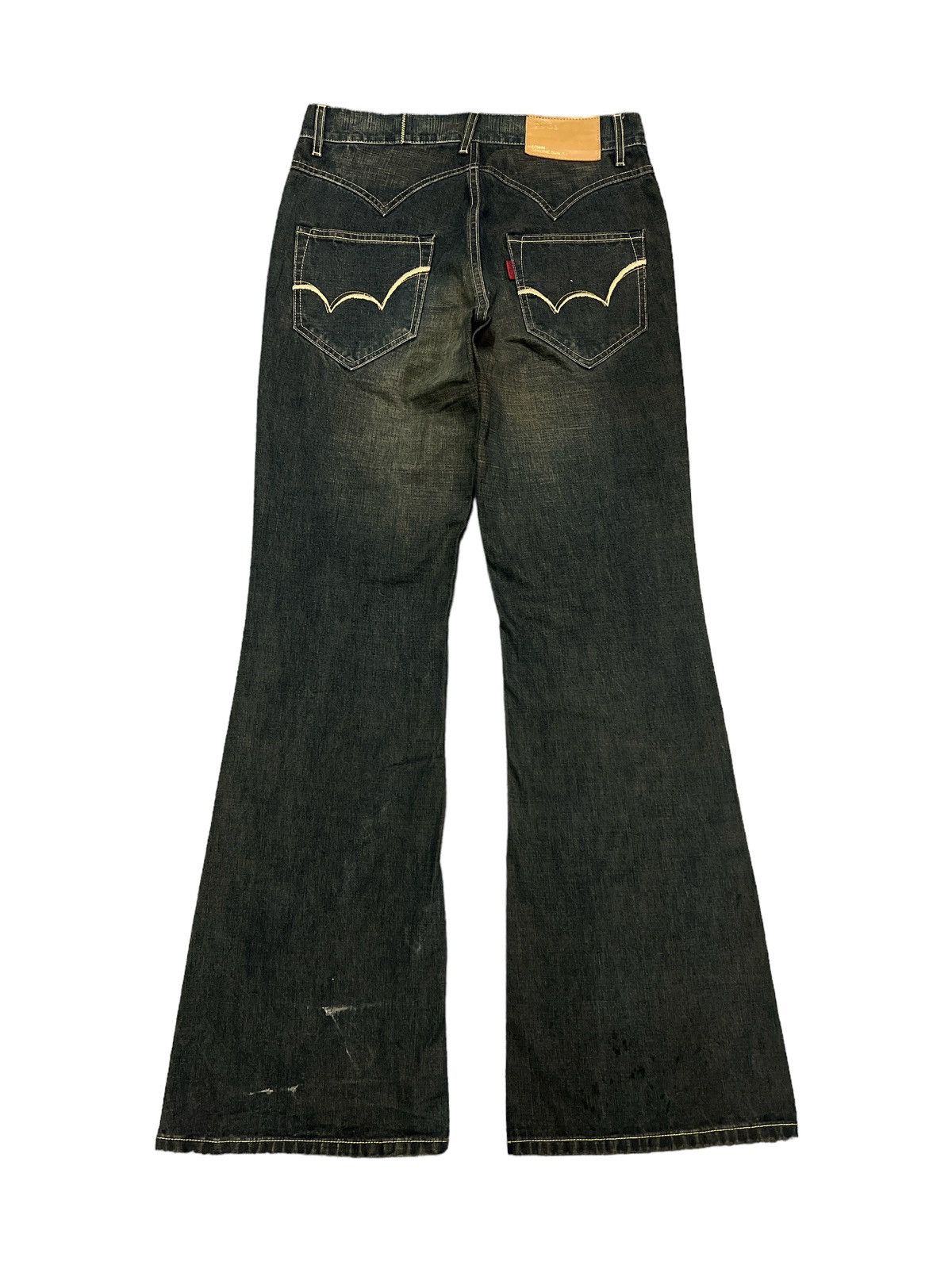 Japanese Brand × Vintage FLARED💥EDWIN 503 RUSTY DENIM PANT Size US 30 / EU 46 - 6 Thumbnail